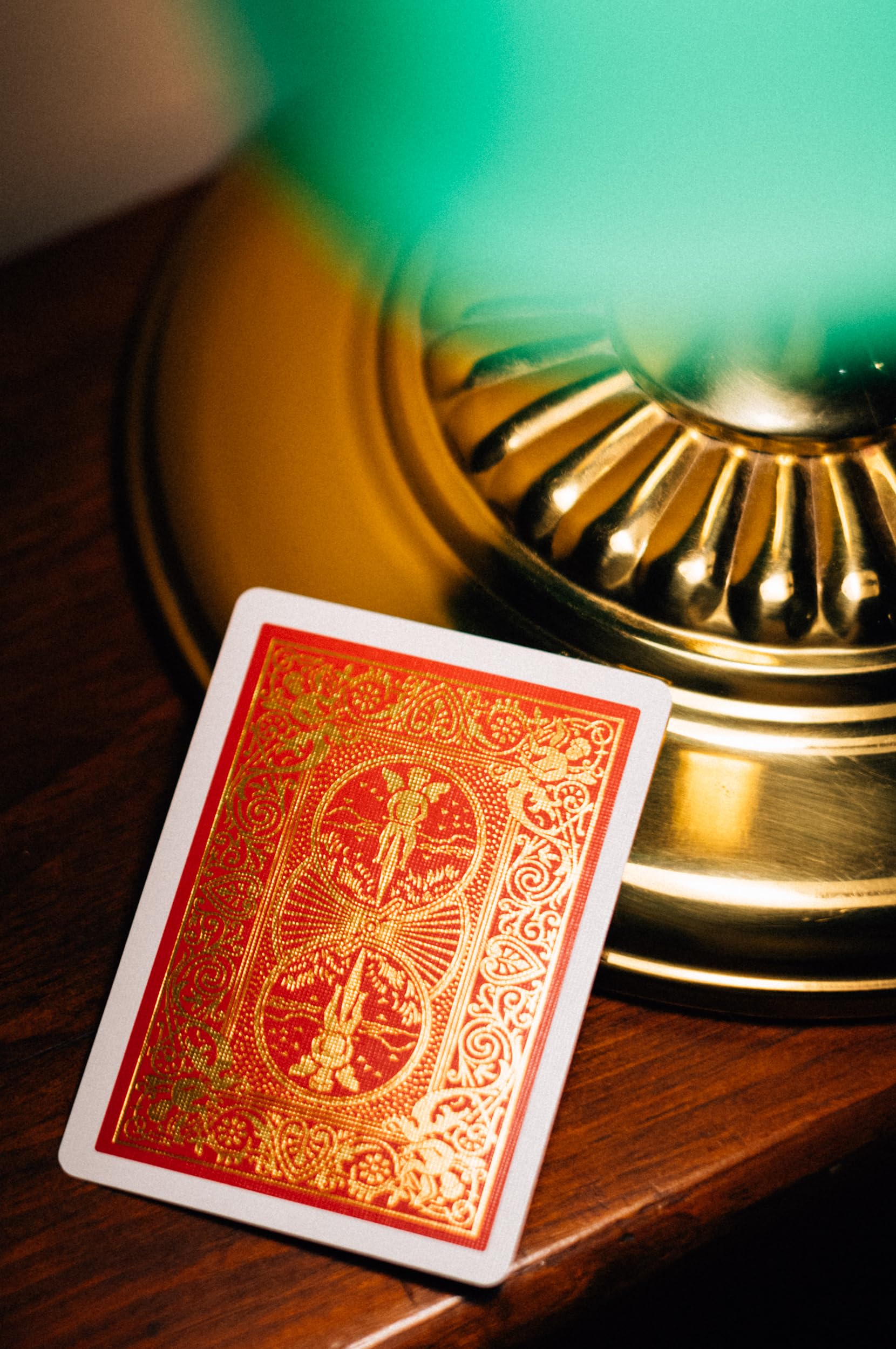 Bicycle 140th Year Anniversary Playing Cards Red and Gold Foil 5