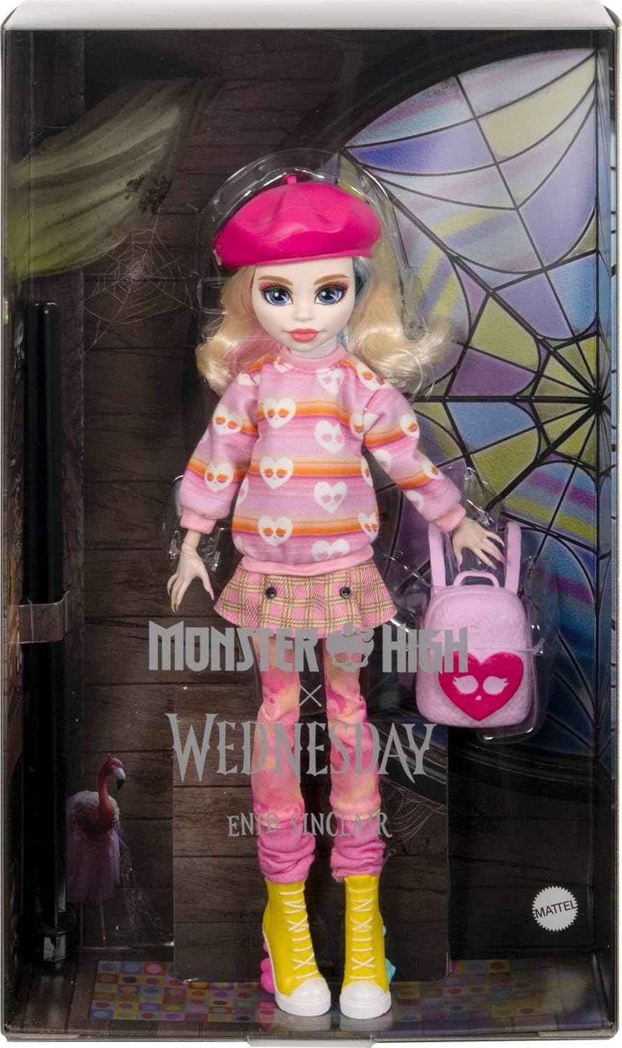 Monster High Wednesday Doll - Enid Sinclair Collectible with Accessories, Ages 6+ 5