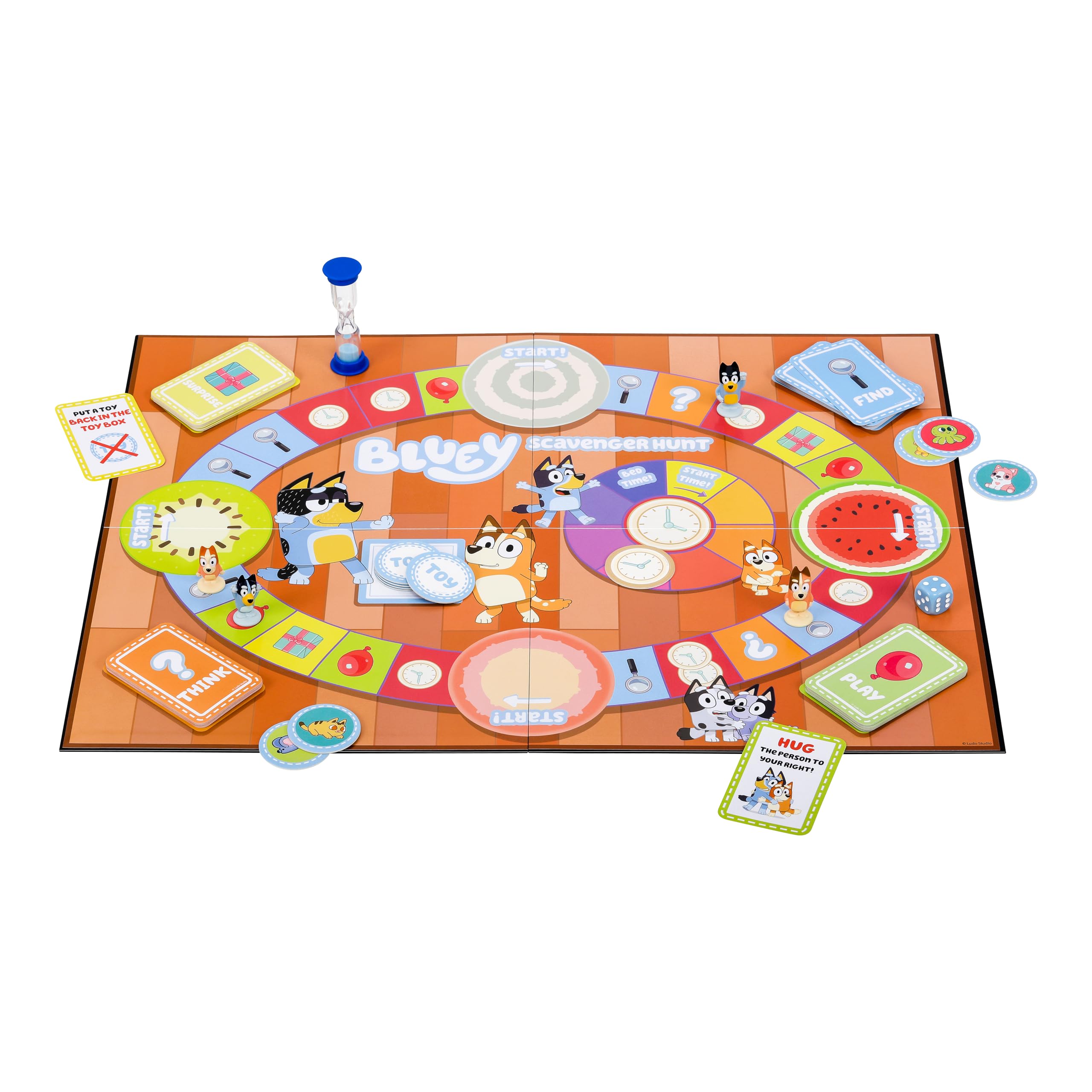 Bluey Scavenger Hunt Game - Cooperative Board Game for Kids with Mini-Figures 14