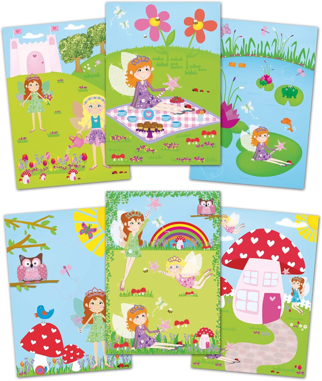 Galt Water Magic - Fairies Reusable Water Reveal Colouring Book for Kids 3+ 5