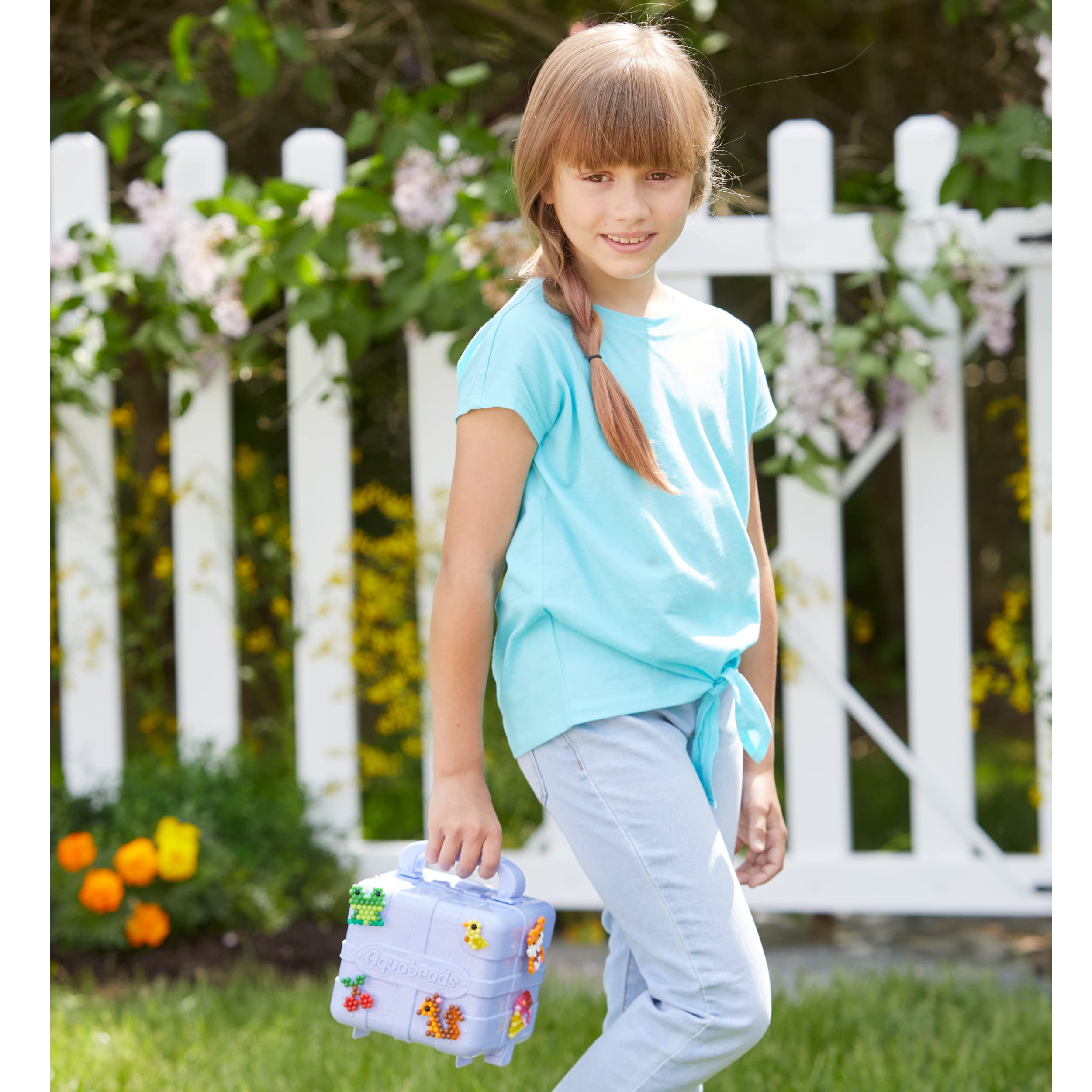 Aquabeads Mega Bead Trunk - 3000 Beads in 30 Colors with Carry Case for Kids 4+ 6