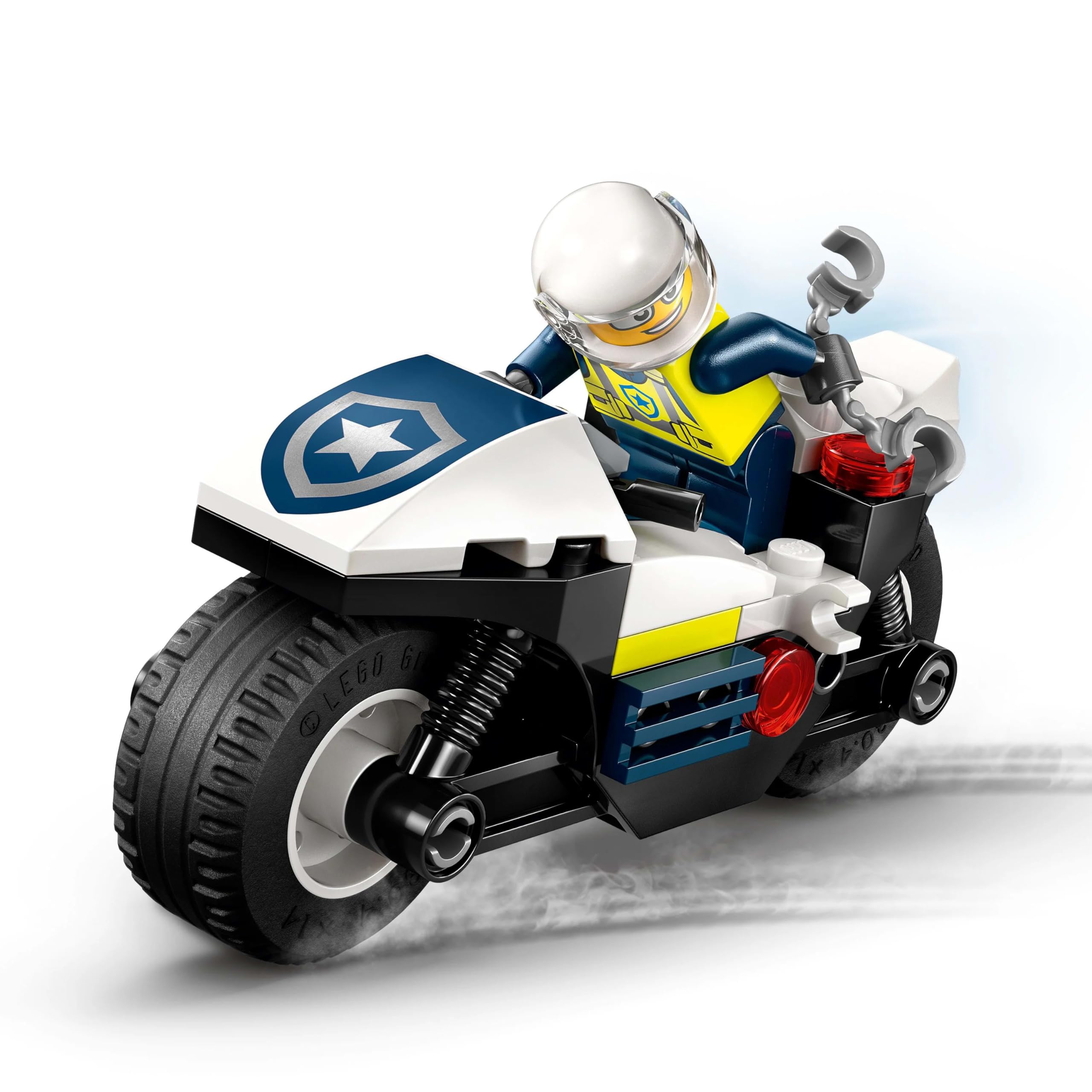 LEGO City Police Motorcycle Chase Set - Building Toy with Motorbike, 2 Minifigures, 65 Pieces for Ages 4+ 13