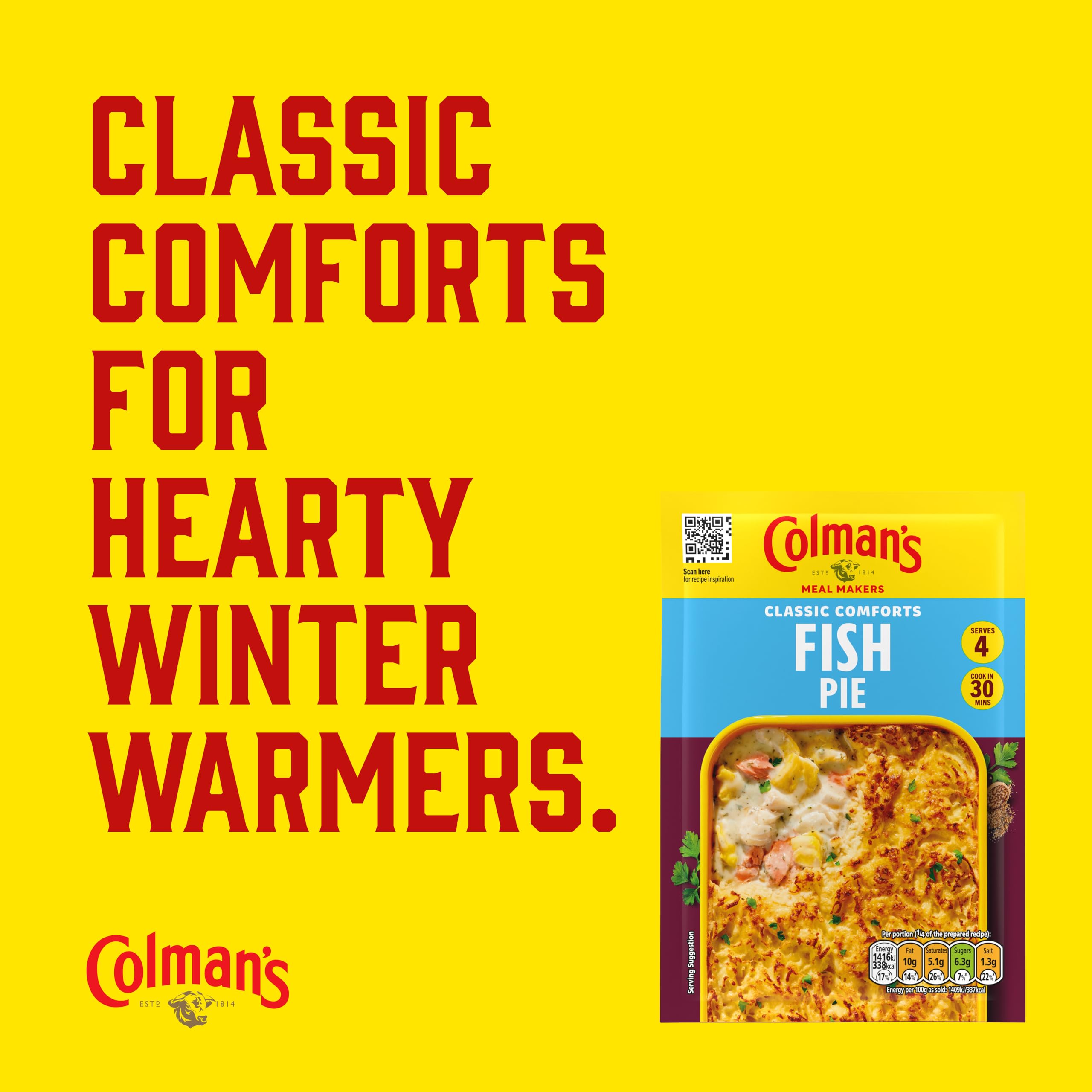 Colman's Fish Pie Meal Maker - Classic Comforts Seafood Seasoning Mix 4