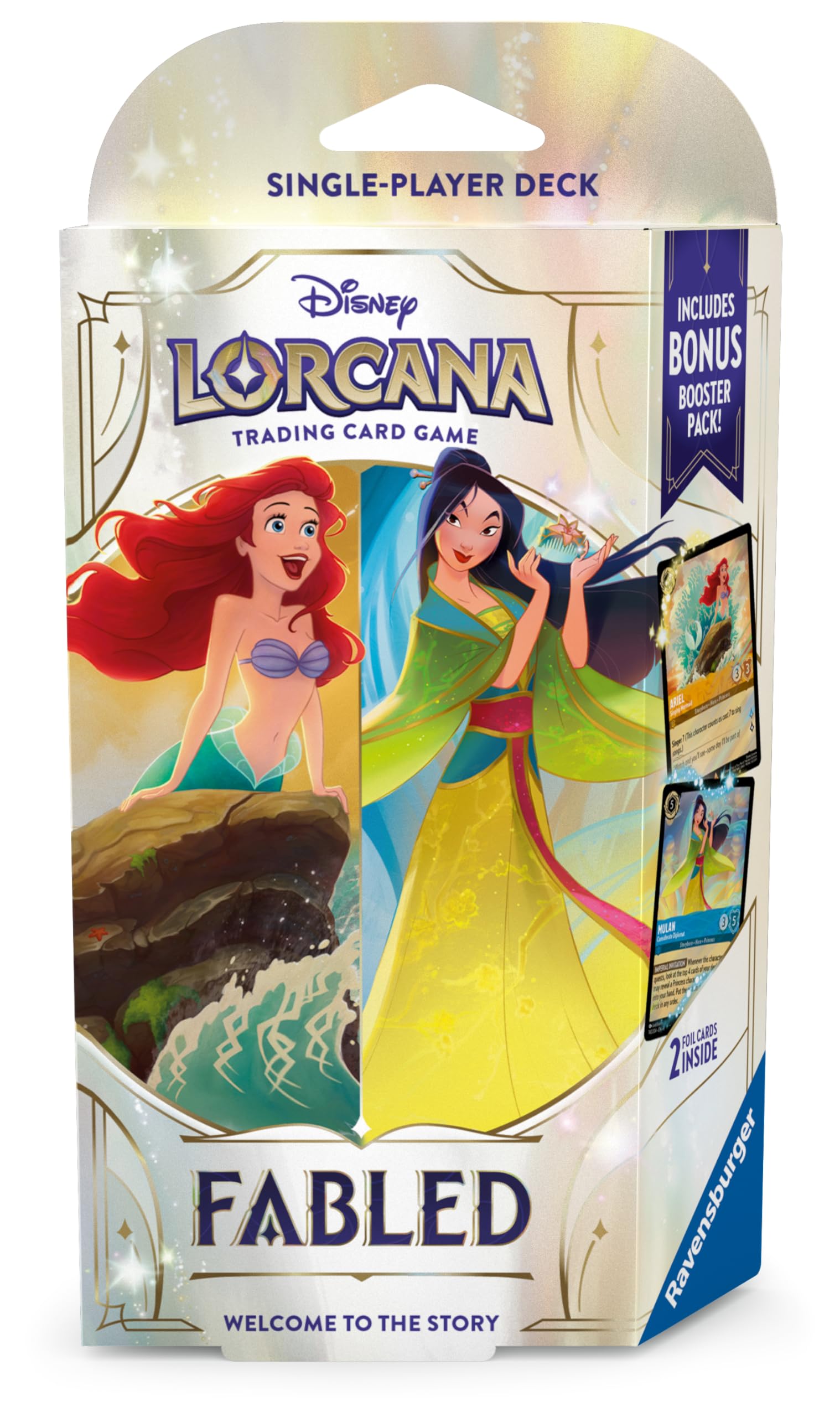 Ravensburger Disney Lorcana Trading Card Game - Starter Deck B - Set 9 Fabled