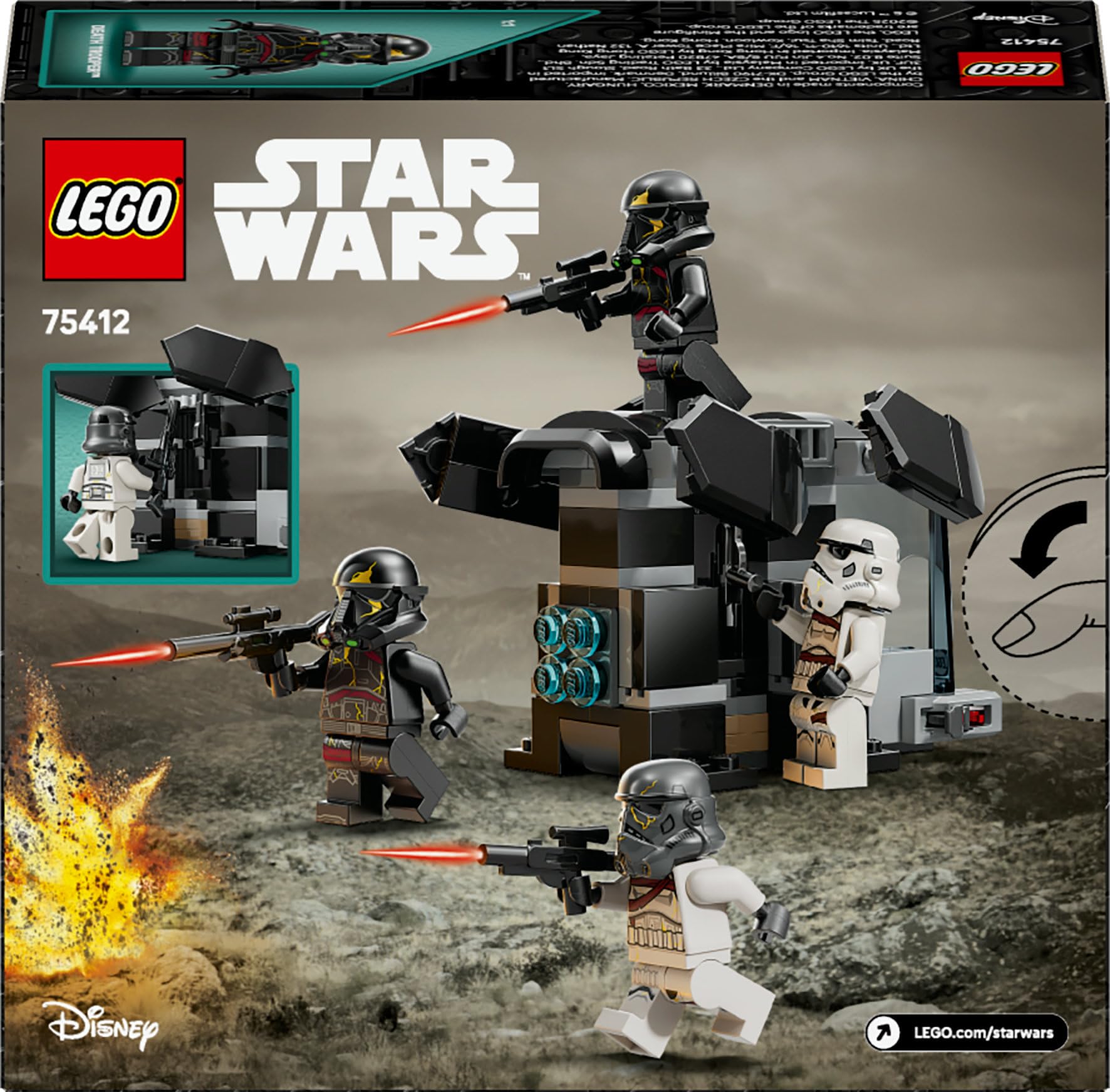 LEGO Star Wars: Ahsoka Death Trooper &amp; Night Trooper Battle Pack – Bauset für Kinder ab 6 Jahren 6