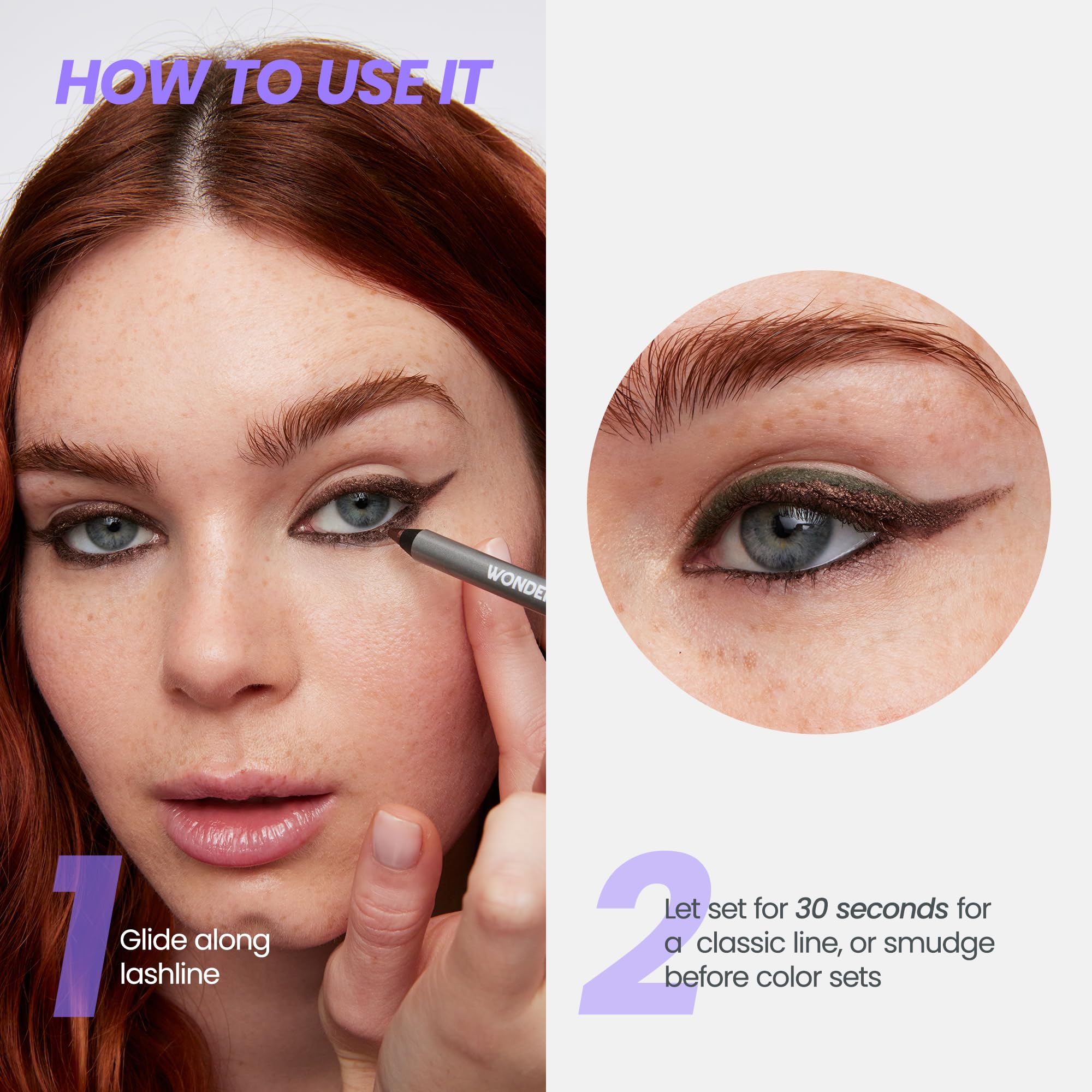 Wonderskin 1440 Longwear Waterproof Eyeliner Pencil - Eggplant 7