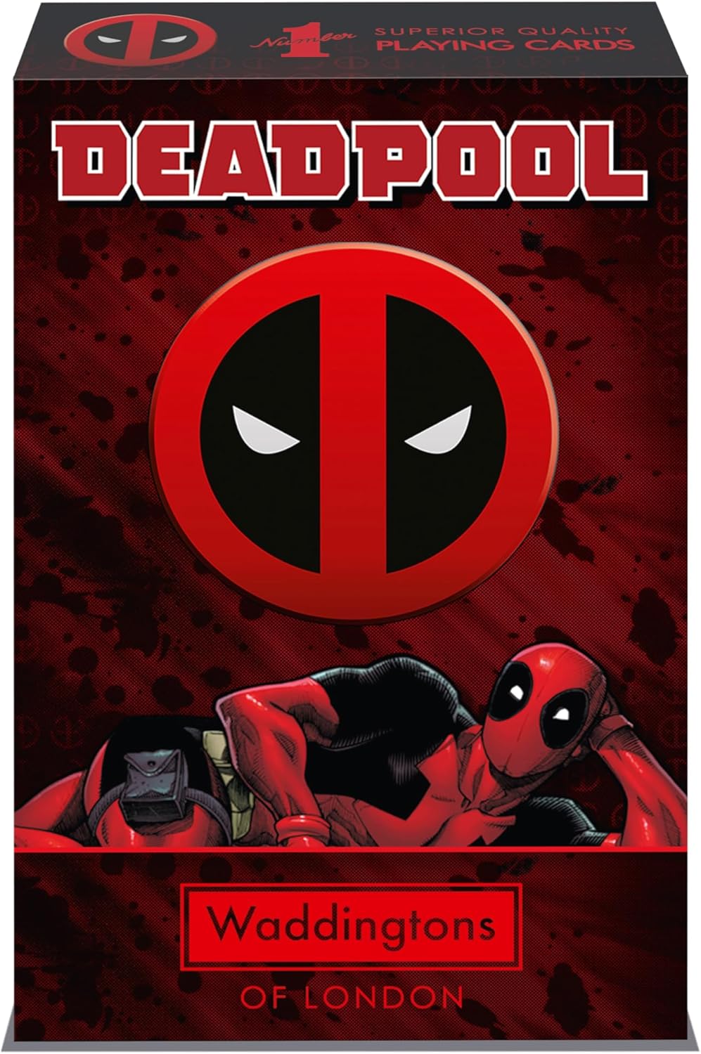 Waddingtons Number 1 Deadpool Playing Card Game – 54-Card Deck with Lady Deadpool, Kidpool & Dogpool 12