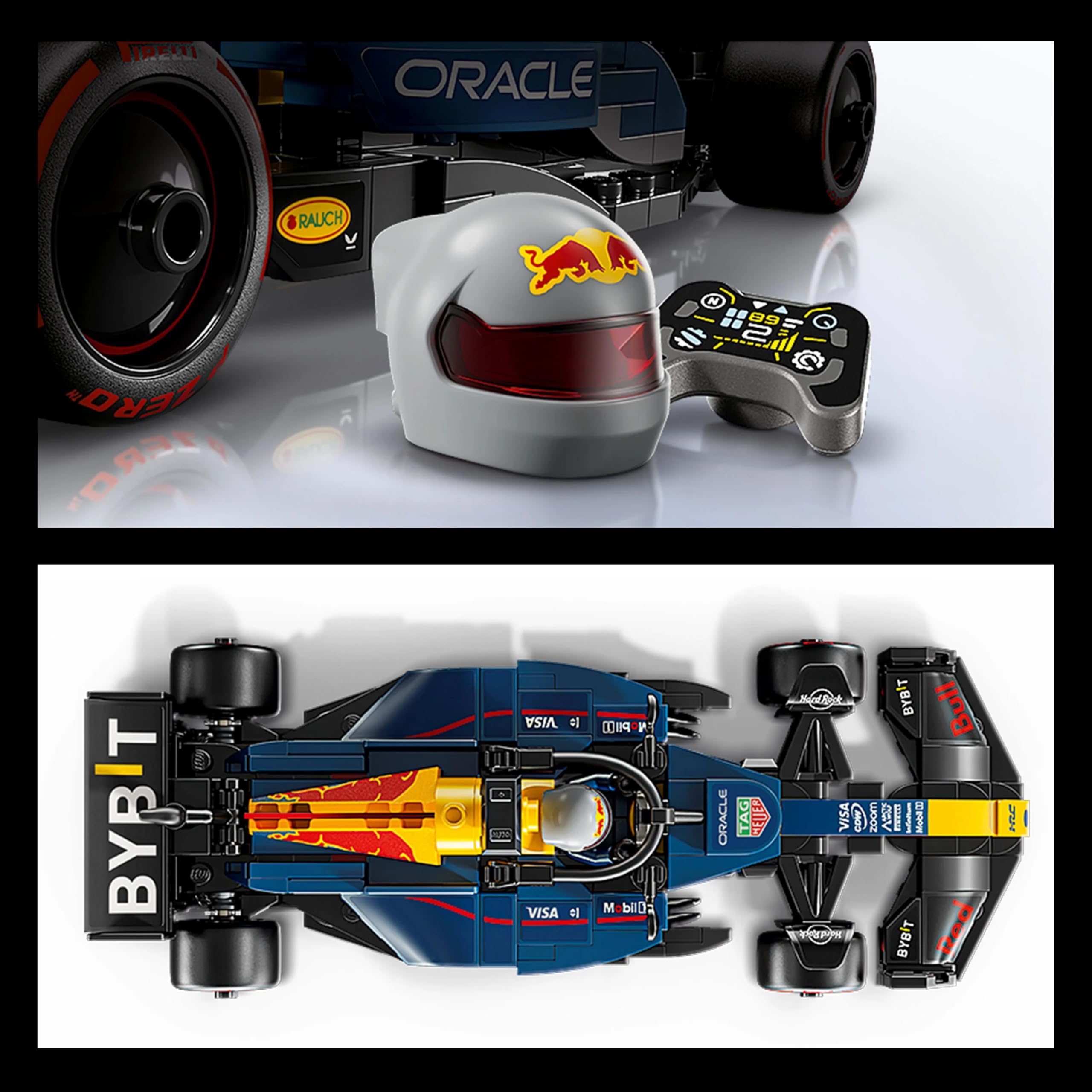 LEGO Speed ​​Champions Oracle Red Bull Racing RB20 F1-Rennwagen 77243 – Formel-1-Modell zum Bauen mit Fahrer-Minifigur für Erwachsene 7