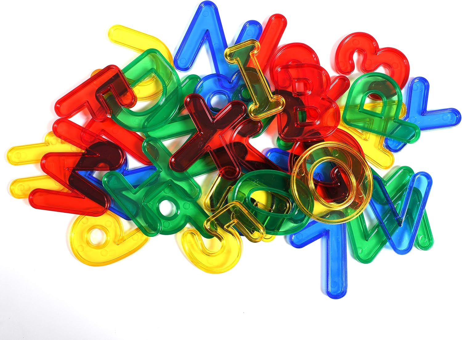 edxeducation Transparent Letters and Numbers - Mini Jar with Lid and Handle 5