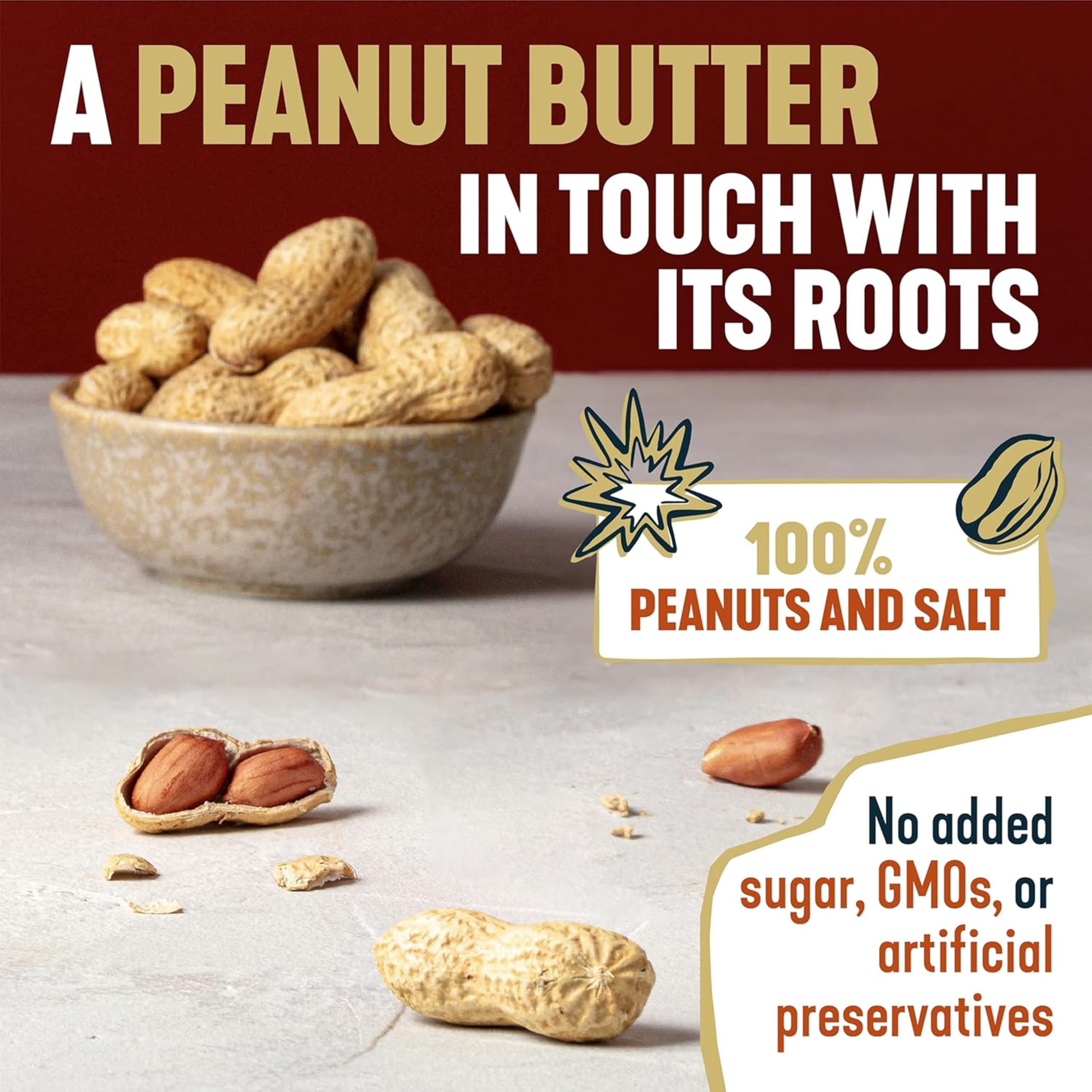 ManiLife Deep Roast Smooth Peanut Butter, 900 g – Single Origin argentinische Erdnüsse, ohne Palmöl, ohne Zuckerzusatz, vegan 6