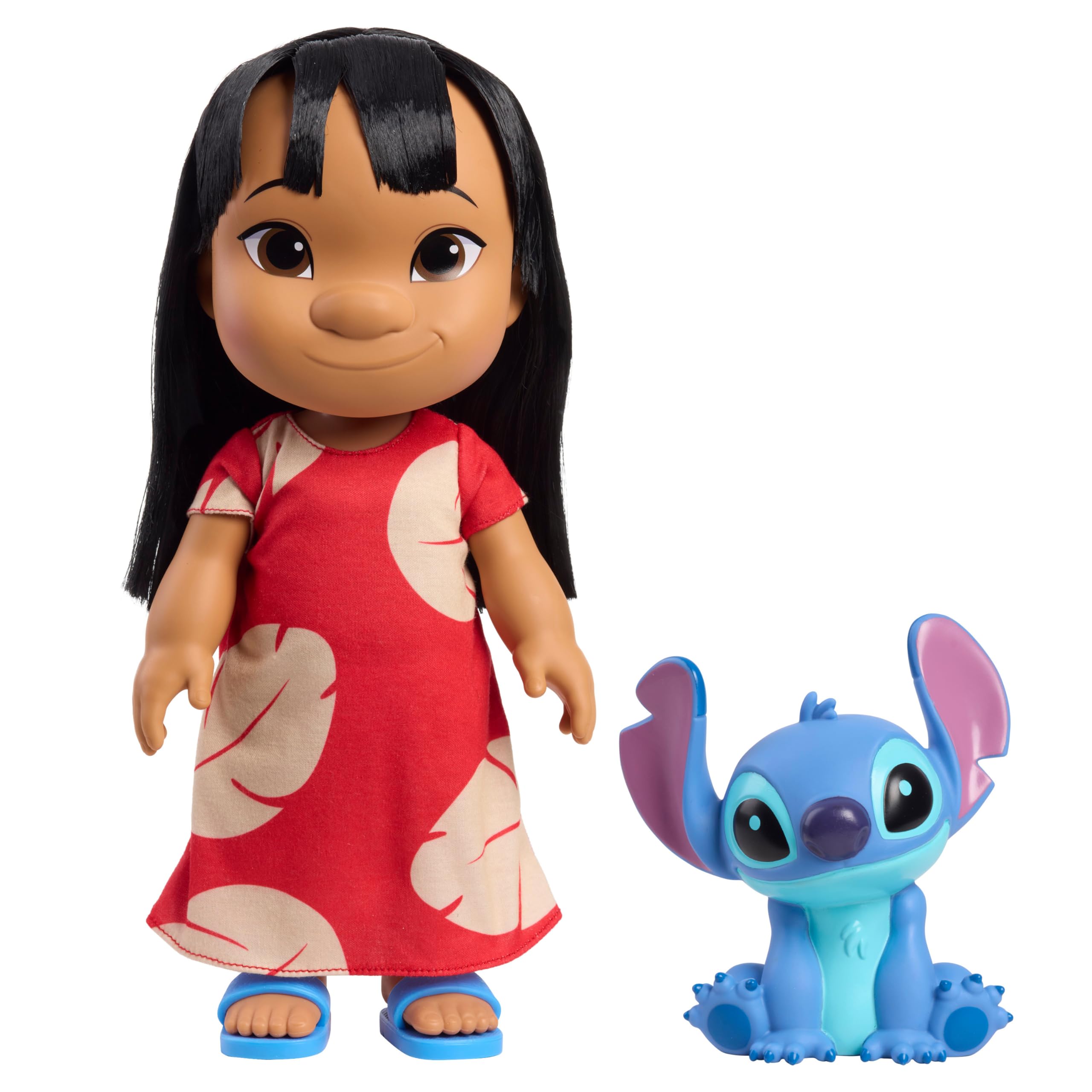 Disney Lilo & Stitch 14-inch Poseable Lilo Doll with 5-inch Stitch Figure - Just Play