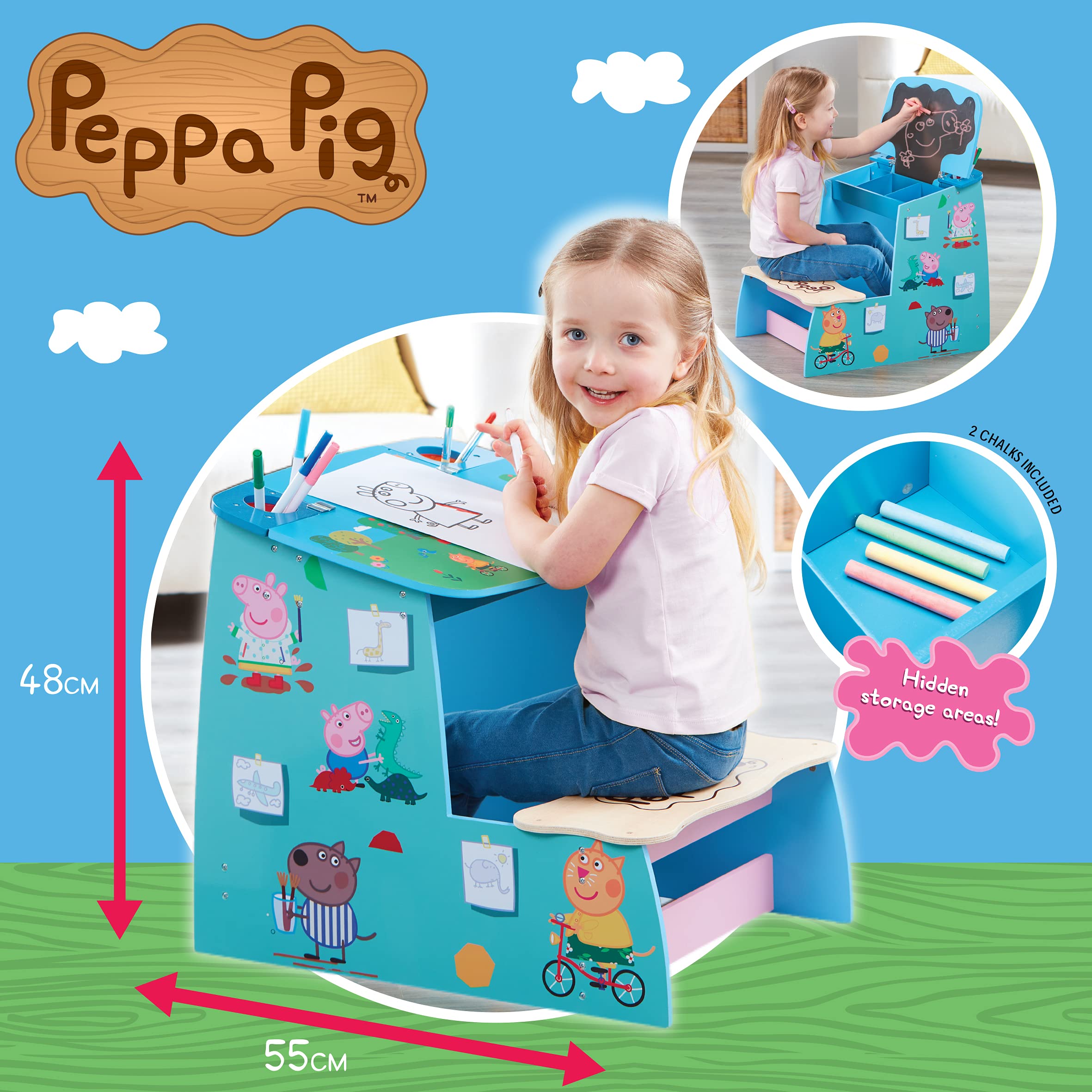 Peppa Pig – Spieltisch aus Holz 7431 4
