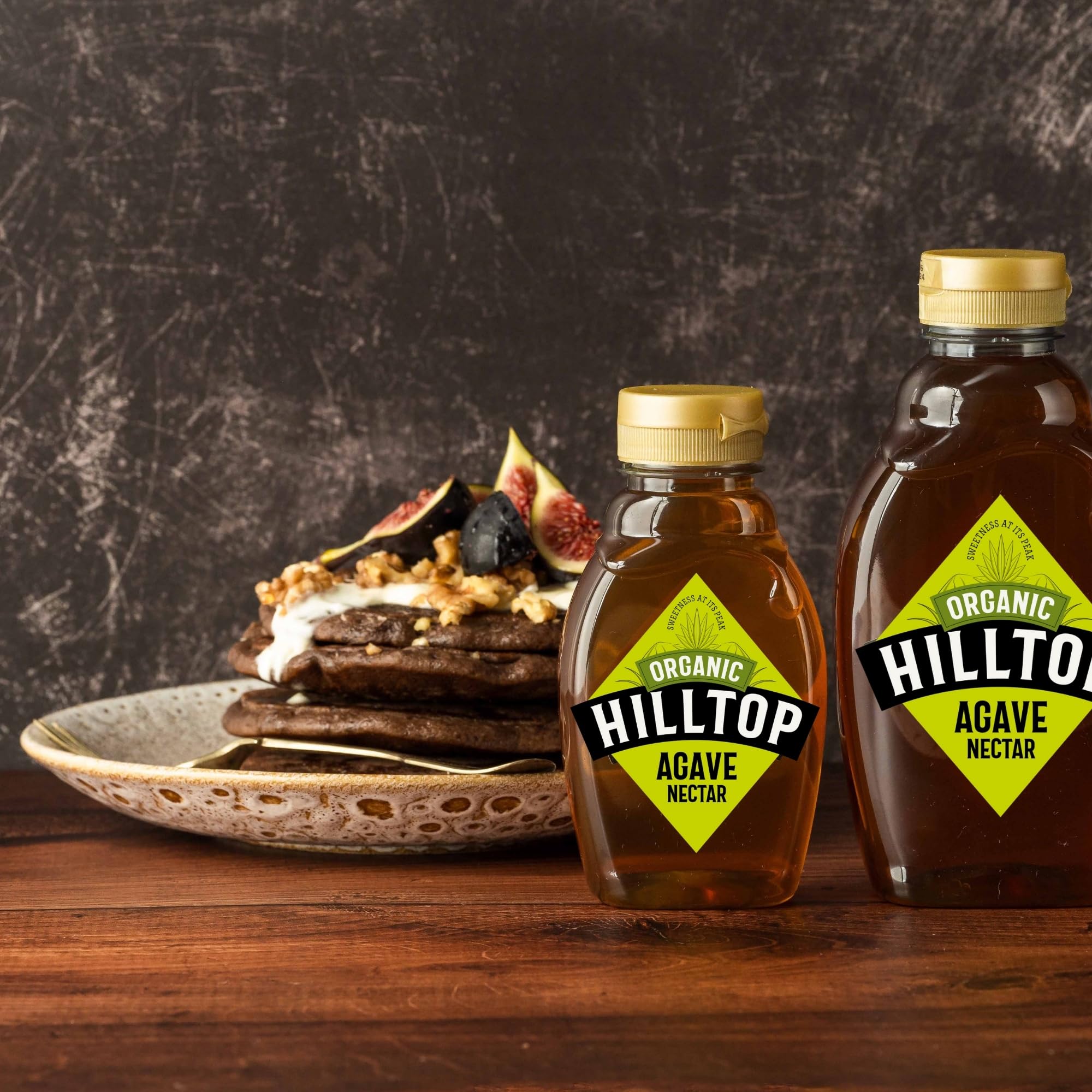 Hilltop Honey - Organic Agave Nectar Squeezy Bottle 330g 8