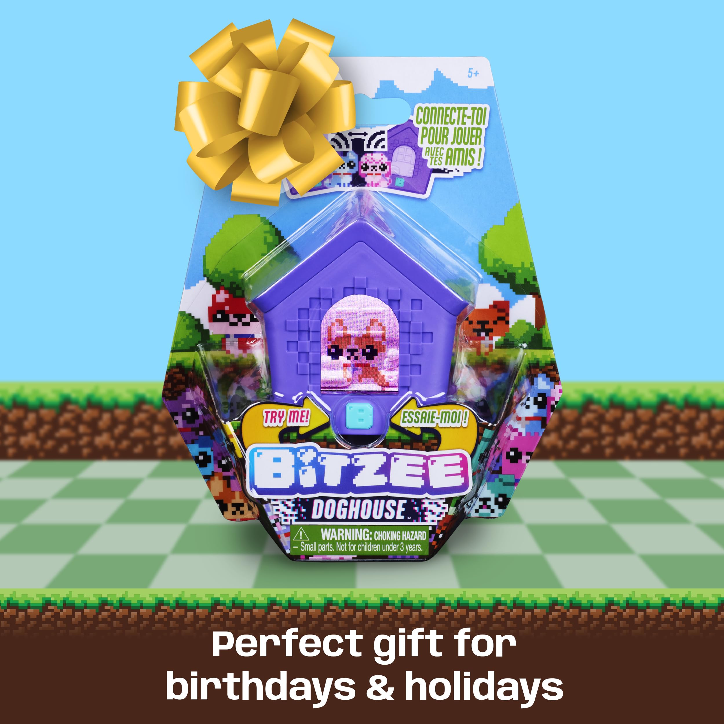 Bitzee Interactive Digital Pet Toy Doghouse with 15 Puppies and 3D Playroom 9
