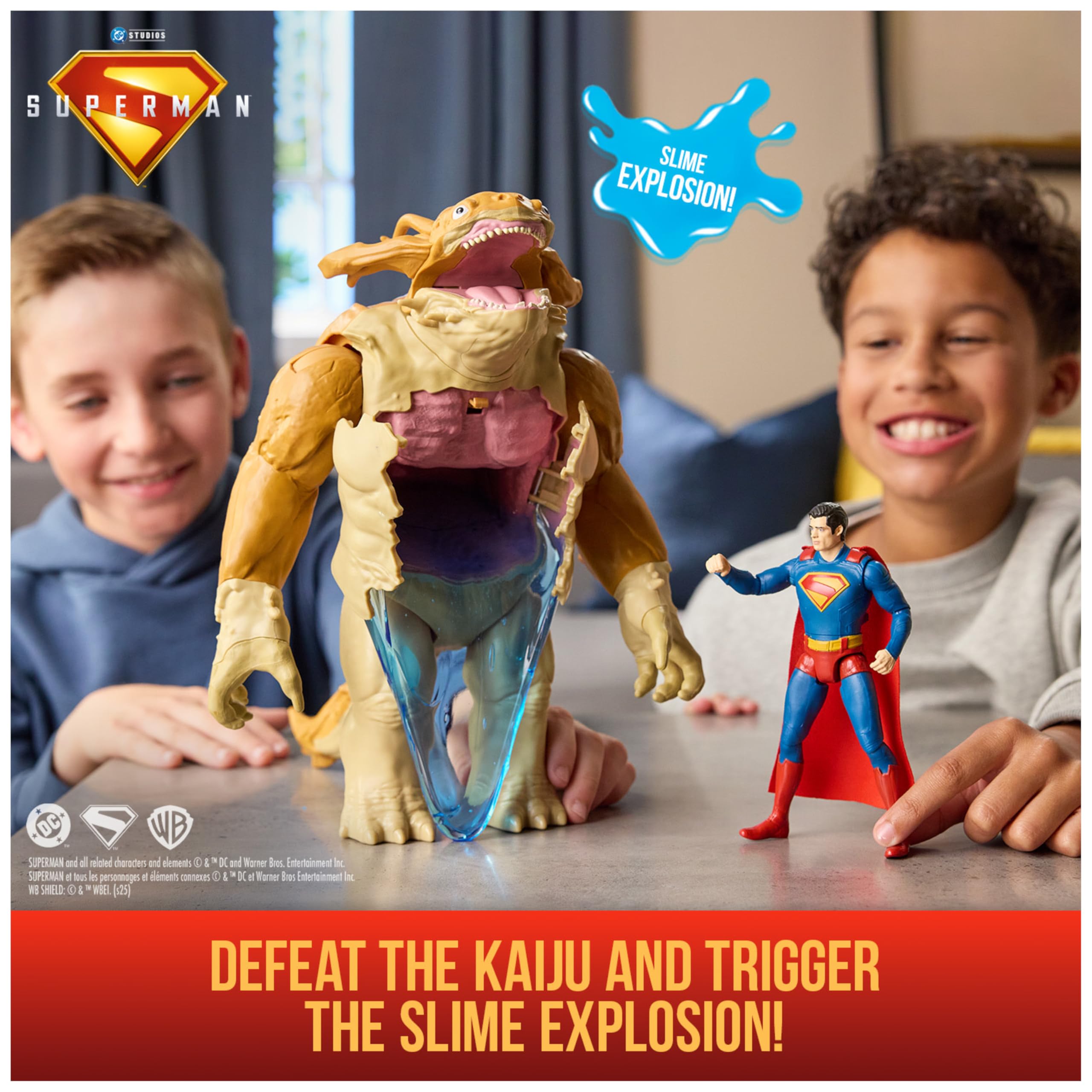 DC Comics Superman vs. Kaiju Slime Battle Action Figure Playset - 4+ Years 6