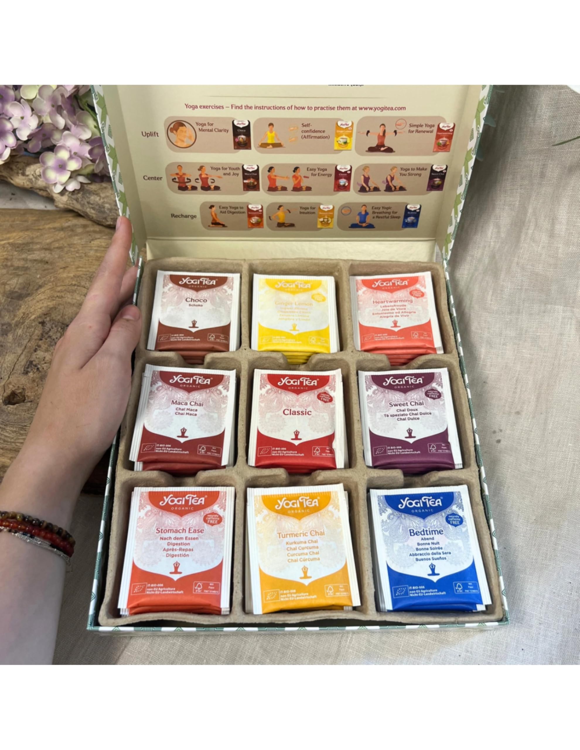YOGI TEA - Yoga Selection Box Bio-Kräutertee Multipack mit 45 Teebeuteln 5