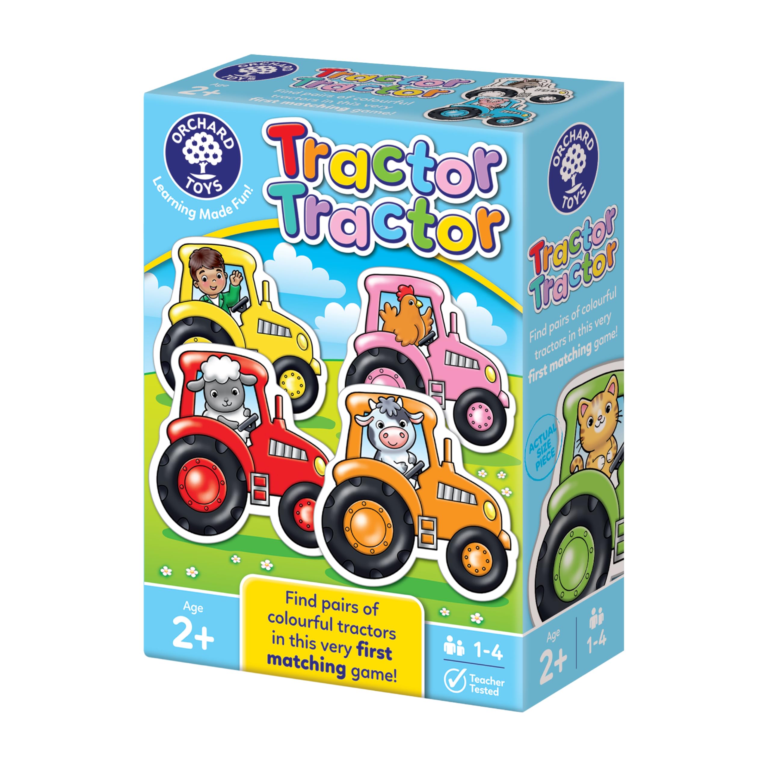 Orchard Toys Tractor Tractor First Matching Game for Toddlers 2+ | 28 Chunky Cards