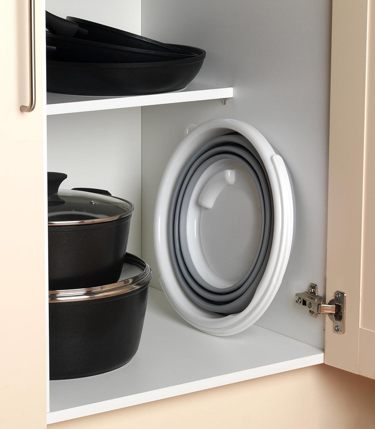 Beldray - Collapsible Bucket 10 Litre Foldable Storage Bucket Grey 9