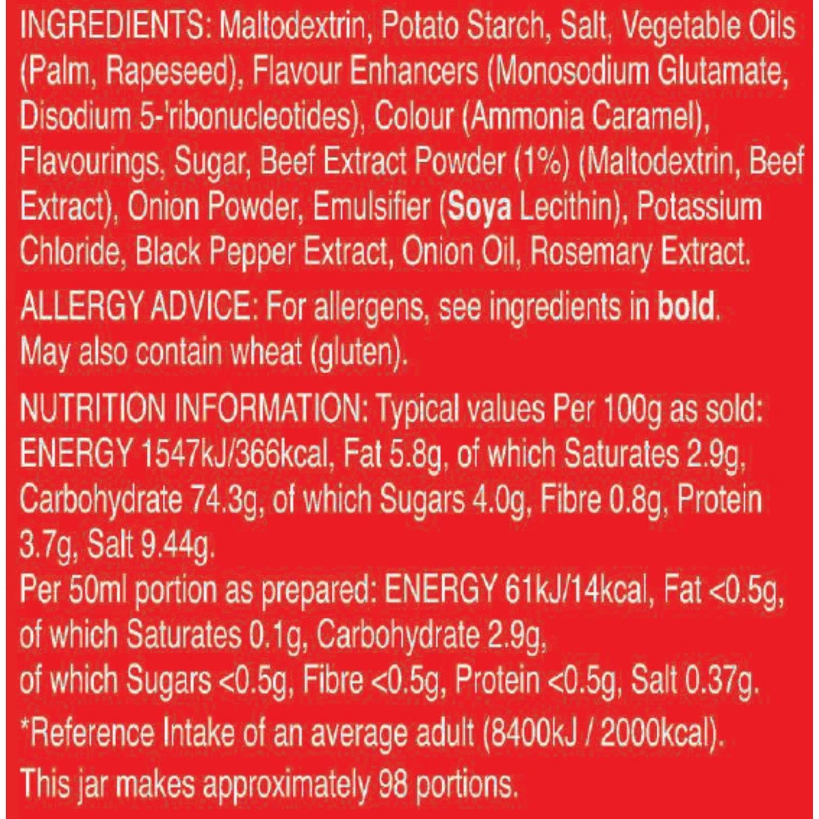 Bisto – Bestes Rindfleischsoßengranulat mit reduziertem Salzgehalt, hergestellt mit echtem Rindfleischextrakt 4