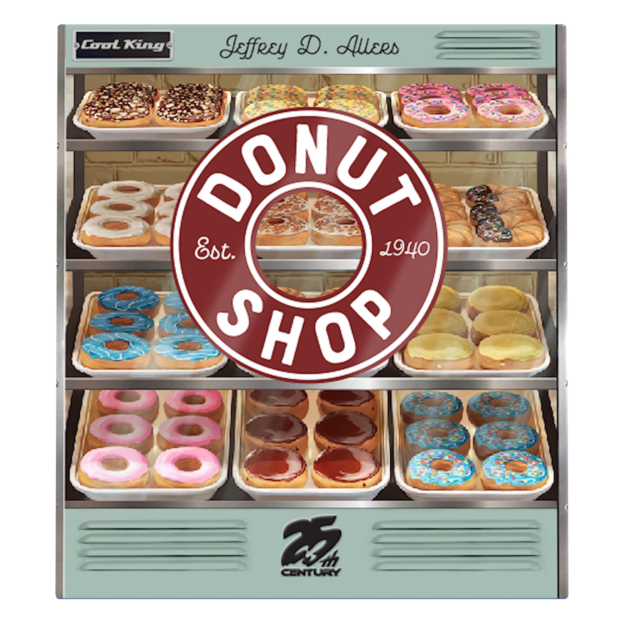 25th Century Games Donut Shop Board Game | 2-4 Players | 30 Min Playtime | Ages 9+