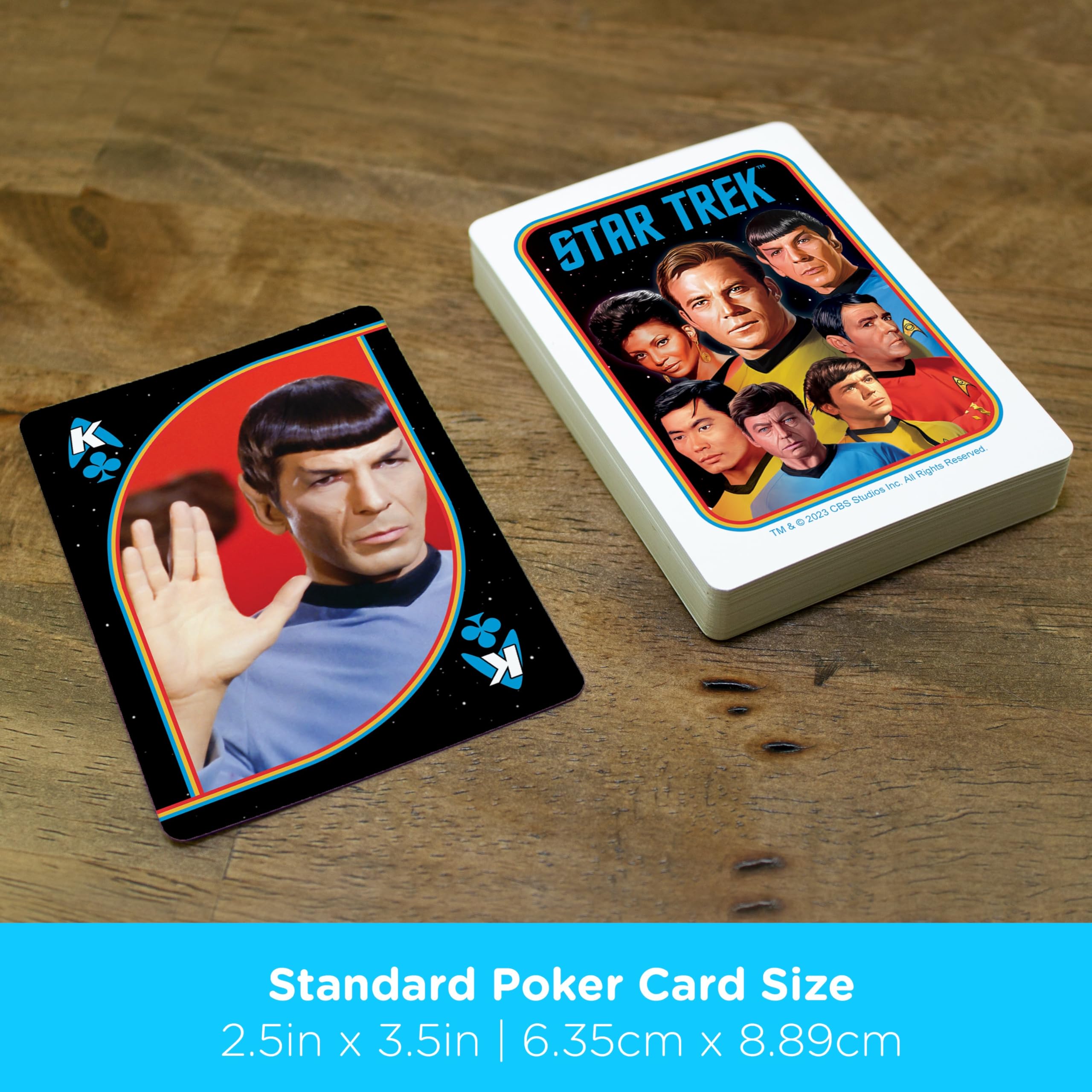 AQUARIUS Star Trek Original Series Playing Cards - Officially Licensed | Paper | English/French 5