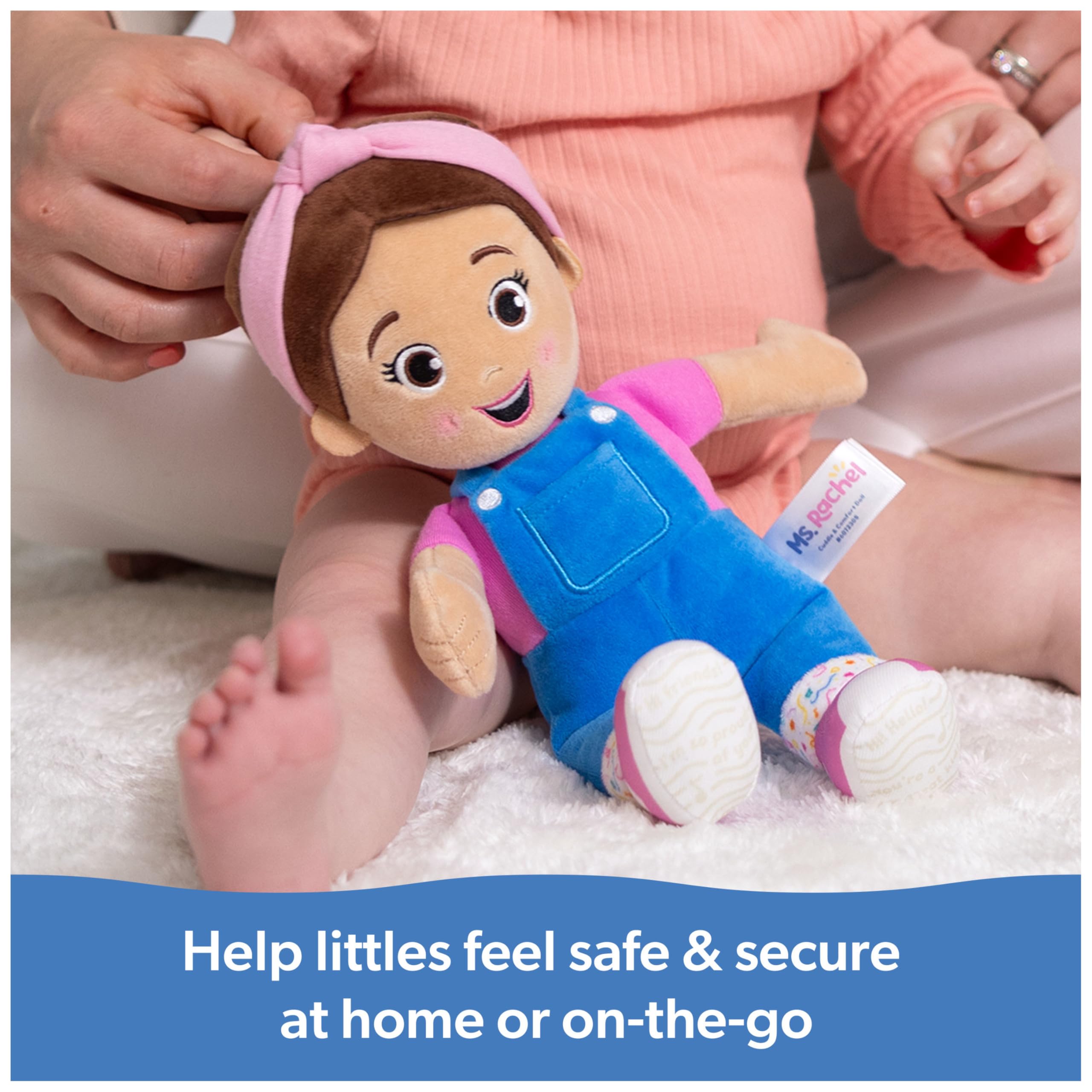 Ms. Rachel Cuddle & Comfort Doll - Soft Plush Baby Toy for Ages 6 Months+ 6