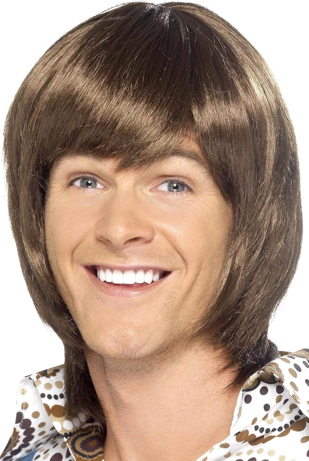 Smiffys 70s Heartthrob Brown Wig