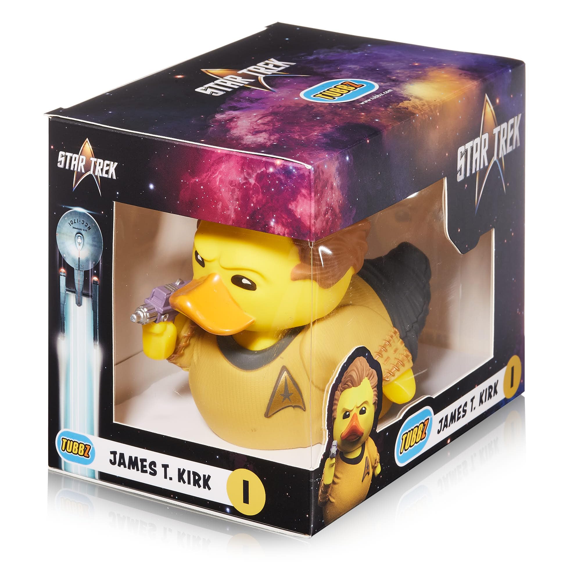 TUBBZ Boxed Edition Captain James Kirk Collectible Vinyl Rubber Duck Figure - Star Trek