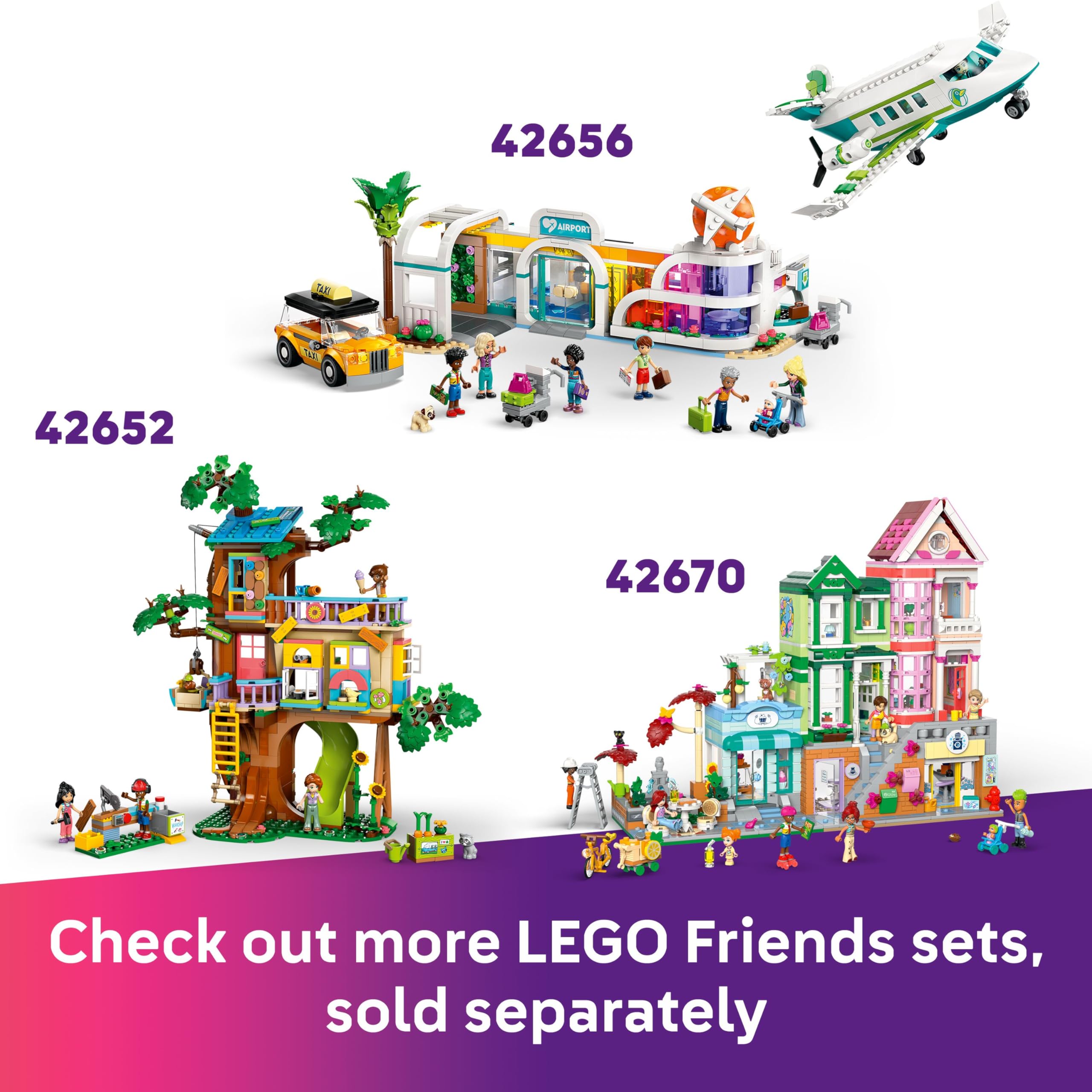 LEGO Friends Friendship Camper Van Adventure Set - Building Toy with Mini Dolls & Accessories for Ages 7+ 8