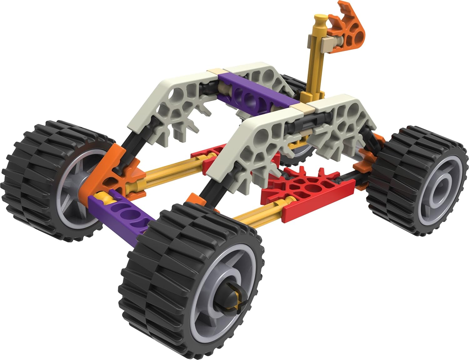 K"Nex Imagine 10 Modellbausatz für Anfänger mit lustigen, schnellen Fahrzeugen – 96-teiliger MINT-Bausatz für Kinder ab 5 Jahren 3