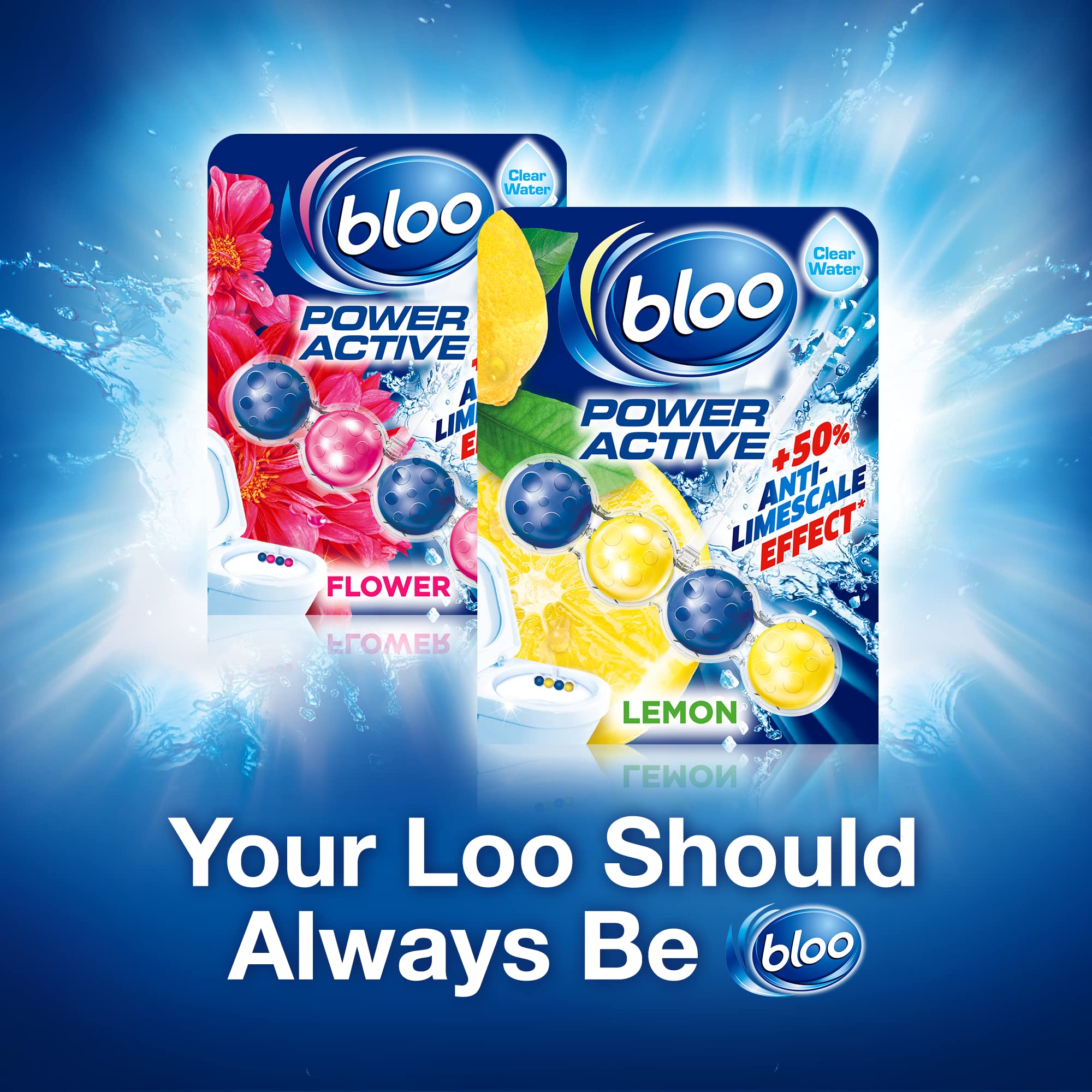 Bloo Power Active - Toilet Rim Block (50g) 15