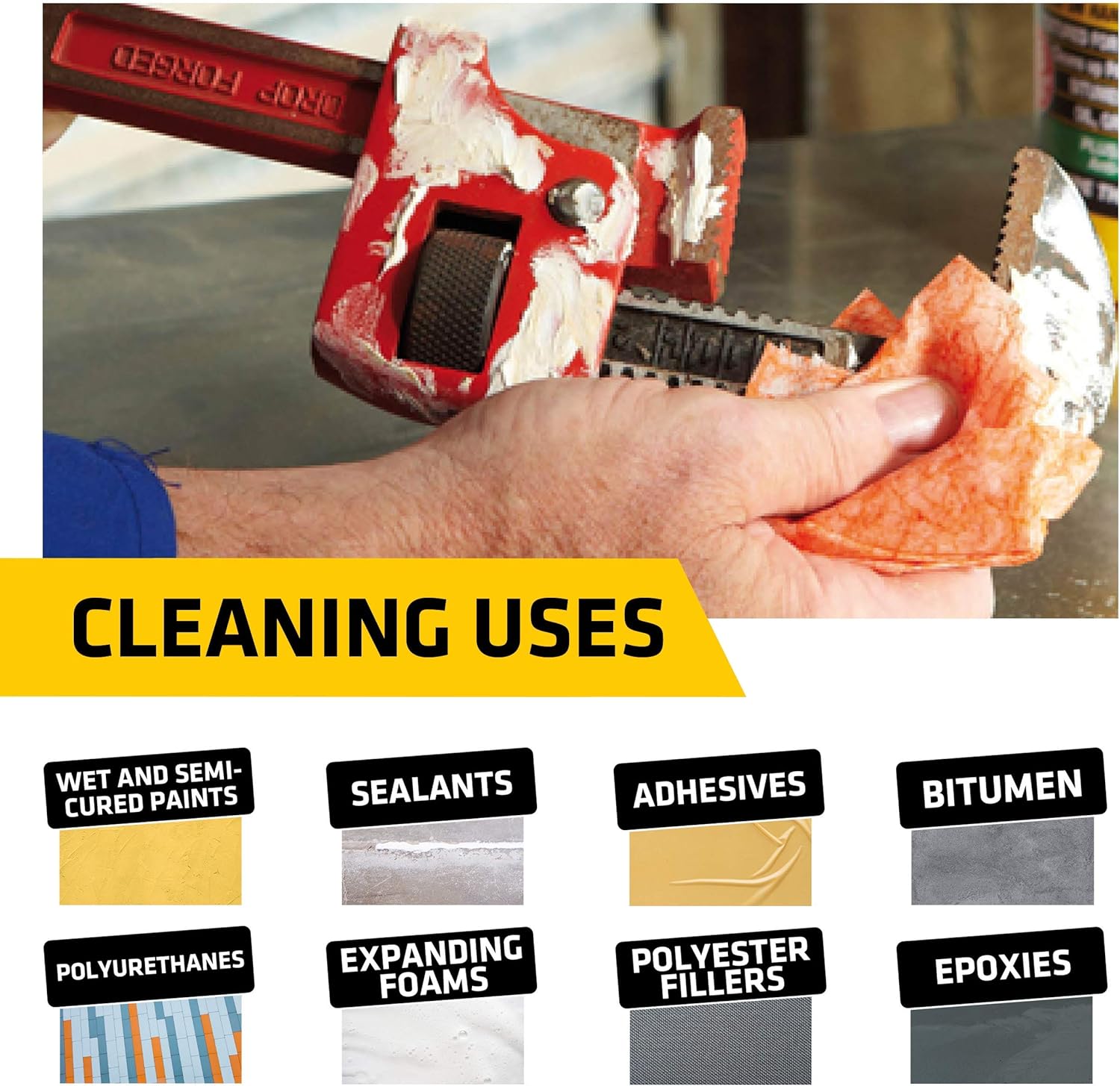 Everbuild – Wonder Wipes Mehrzweck-Reinigungstücher, 100 Tücher, Rot 4