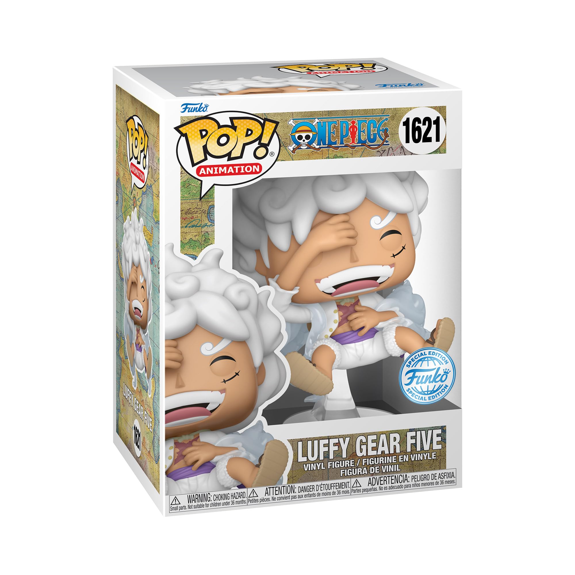 Funko Pop! Animation: One Piece - Gear 5 Luffy Special Edition Vinyl Figure | 3.75 in