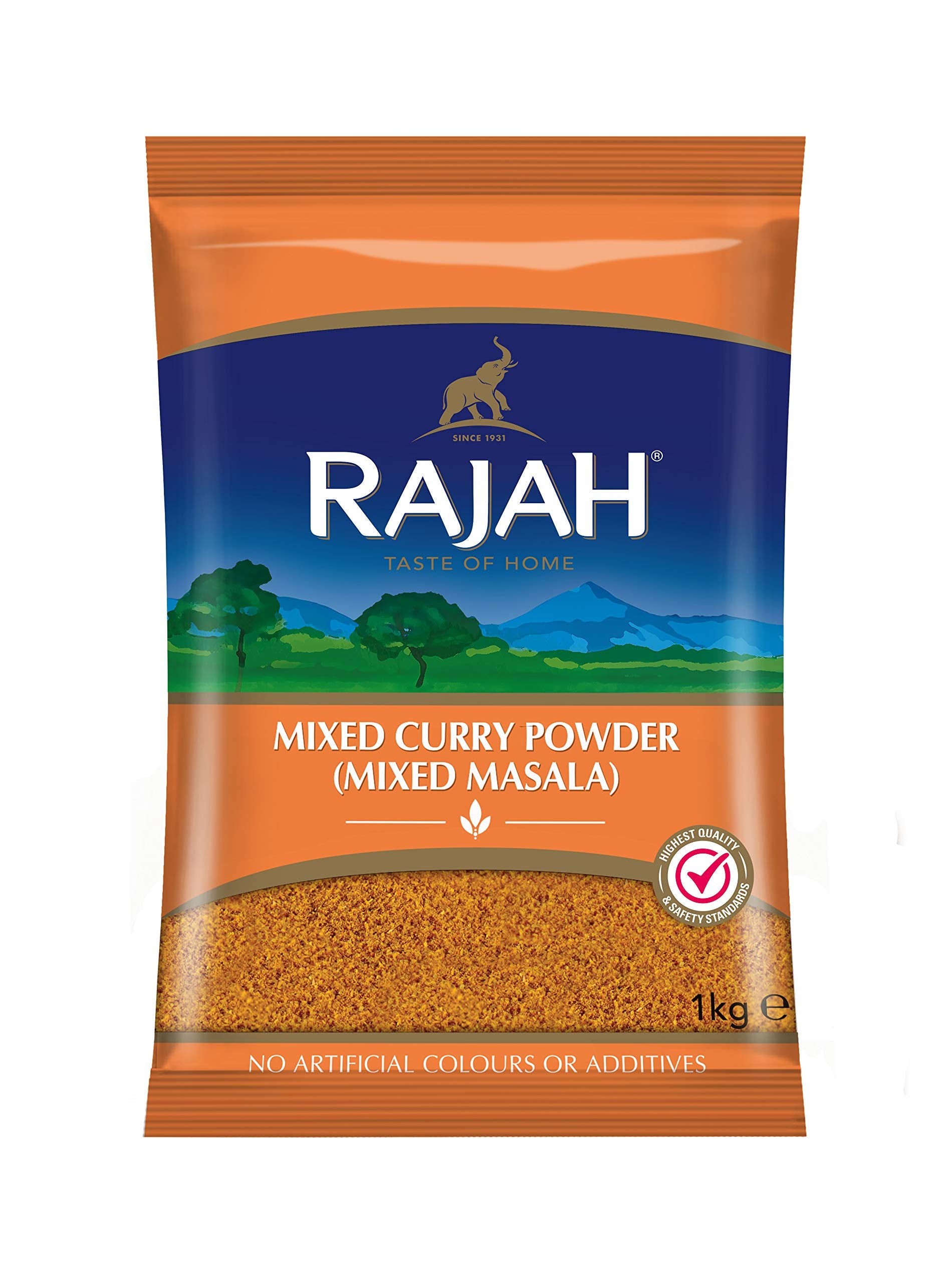 Rajah - Mixed Curry Powder | Masala | 1kg Resealable Bag