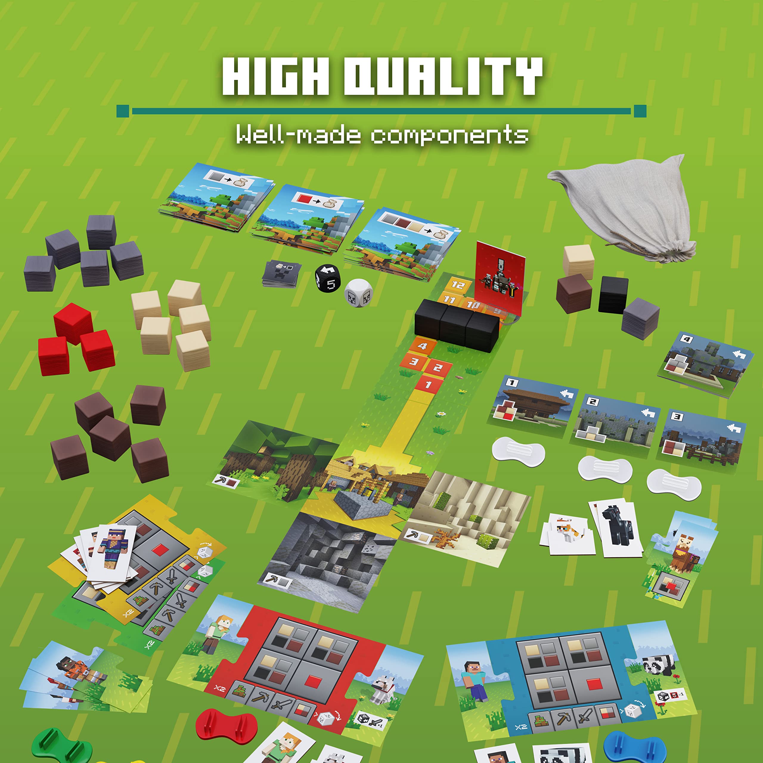 Ravensburger Minecraft Heroes of the Village Board Game 3
