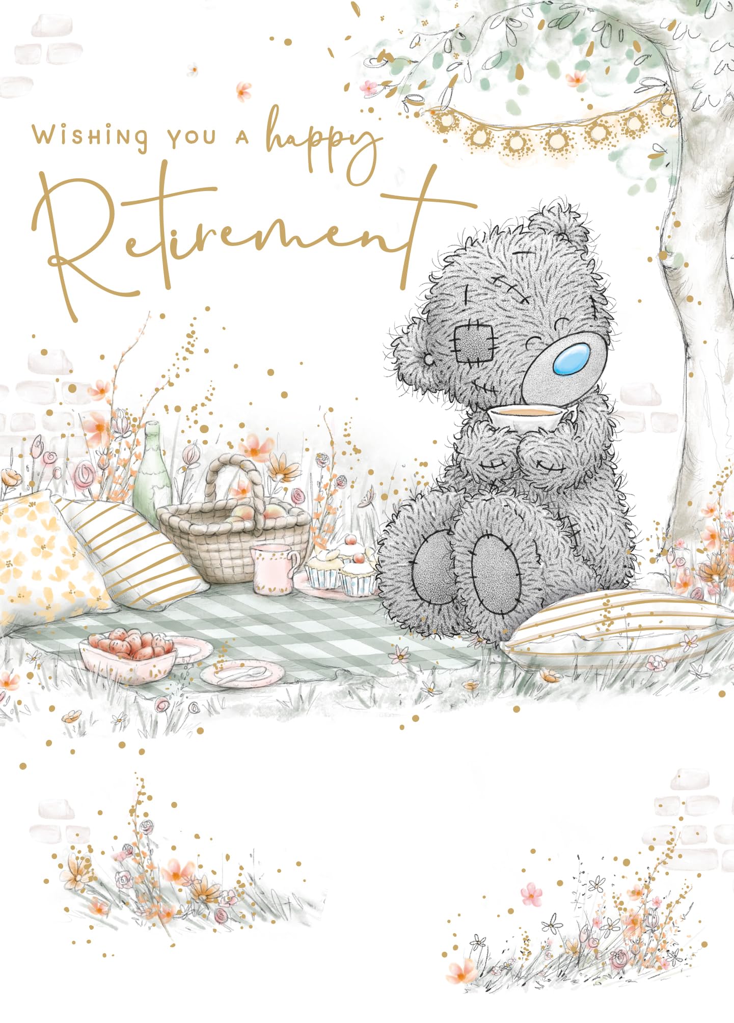 Me To You Tatty Teddy Happy Retirement Blank Greeting Card | 5 x 7 Inches | Unisex-Adults 1