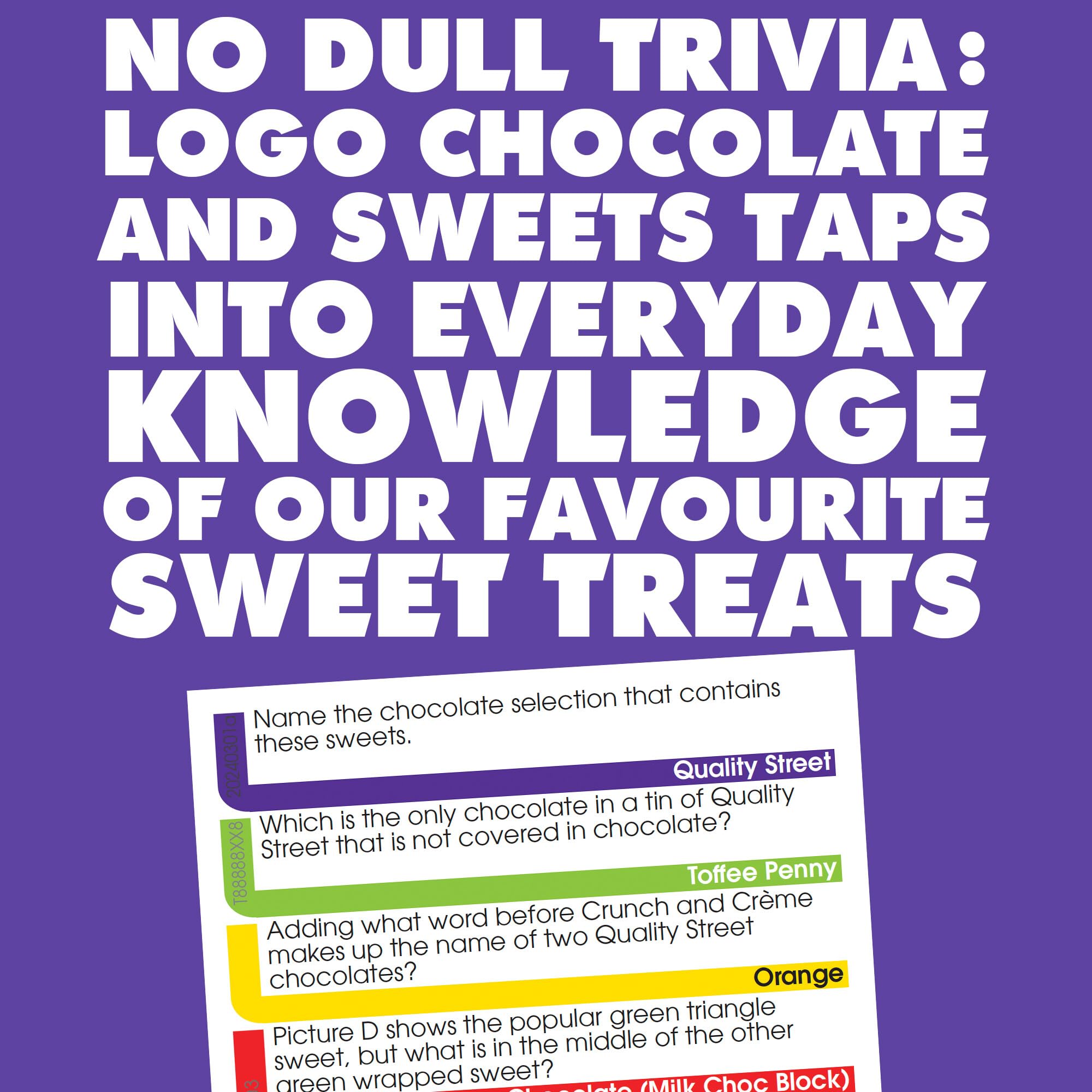 TOMY LOGO Chocolate & Sweets Mini Board Game | Trivia | 2-20 Players | Ages 8+ 4