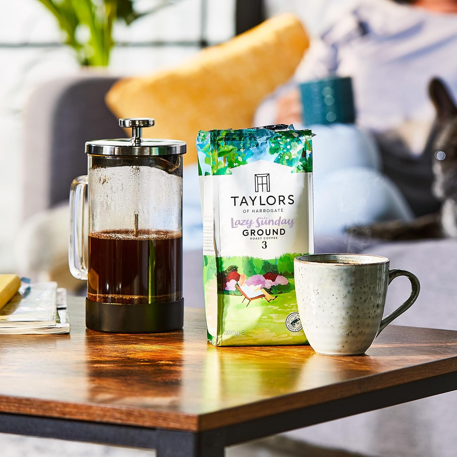 Taylors of Harrogate Lazy Sunday Ground Coffee, 200g (Pack of 6) - 1.2kg Total 7