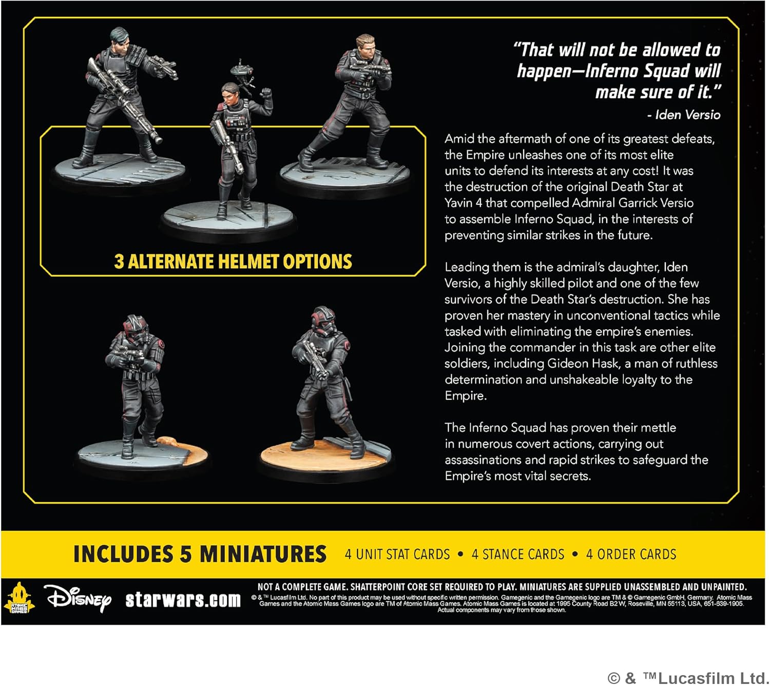 Atomic Mass Games Star Wars: Shatterpoint Today the Rebellion Dies Squad Pack 7