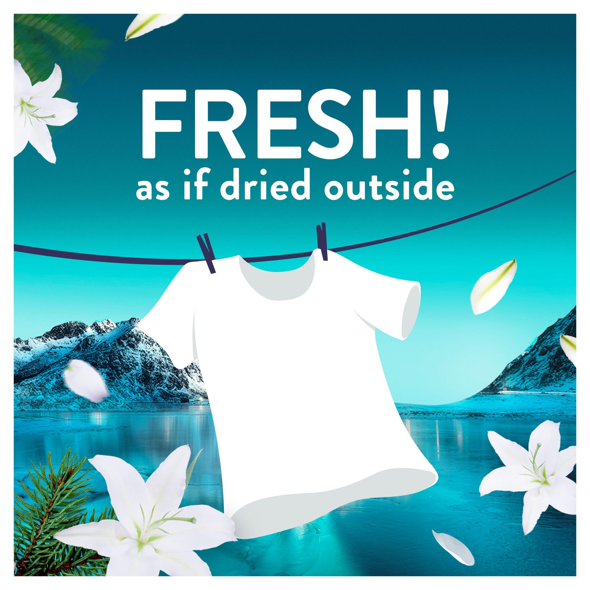 Lenor Outdoorable Fabric Conditioner Northern Solstice - 1.176L, 84 Washes, Liquid 4