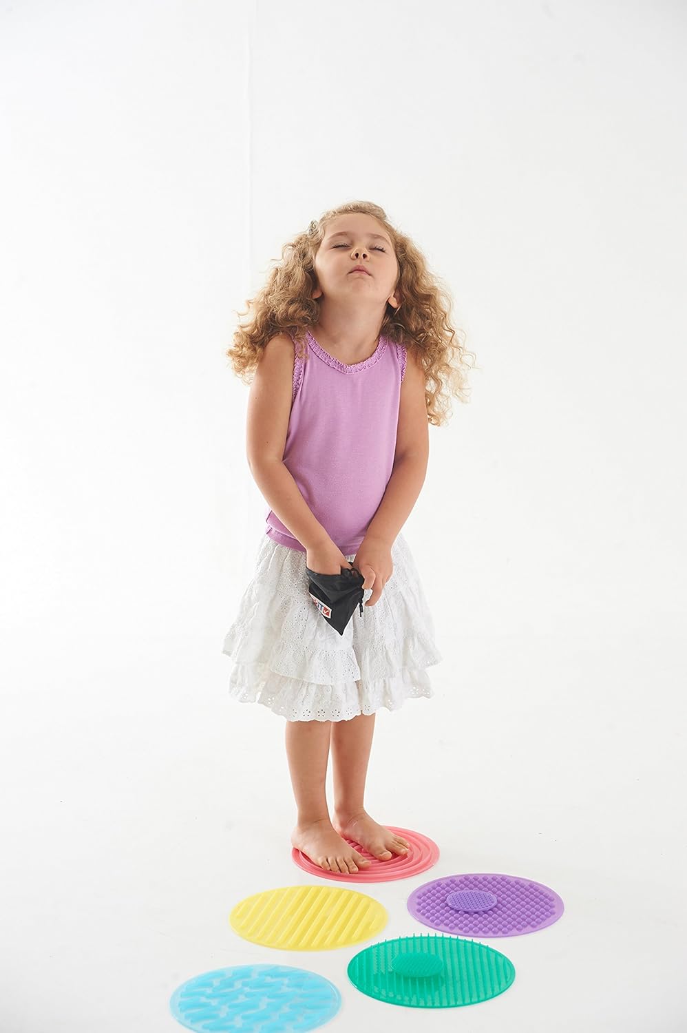 TickiT SiliShapes Sensory Circle Set - 10 Textured Silicone Circles for Tactile Play & Exploration 9