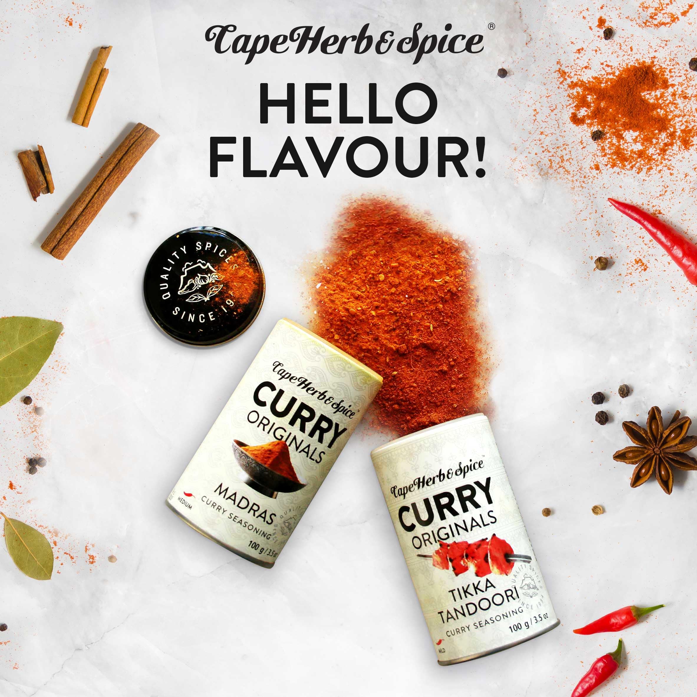 Cape Herb &amp; Spice Curry Originals Tikka Tandoori Curry Gewürzmischung 7