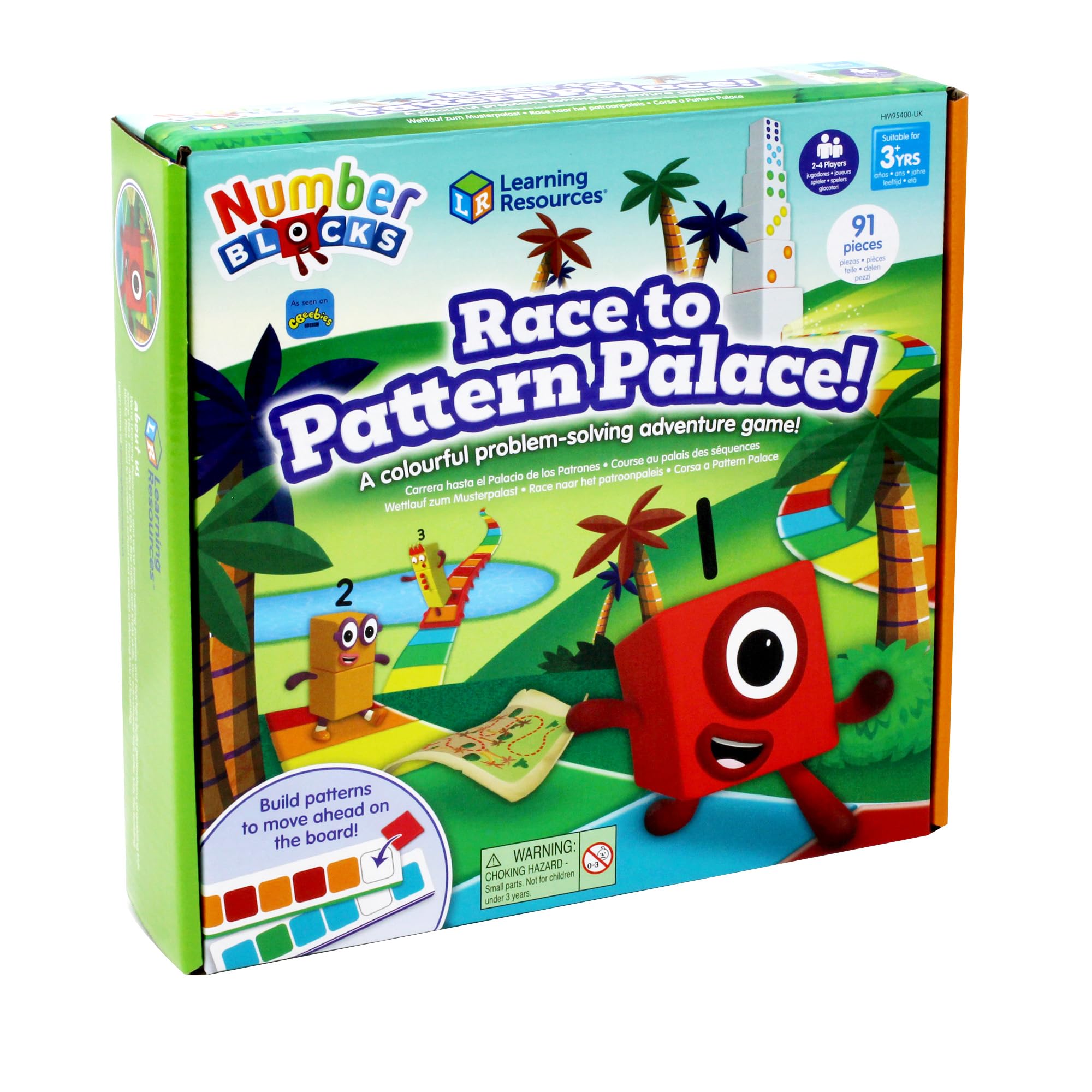 Learning Resources Numberblocks Race to Pattern Palace Board Game 10
