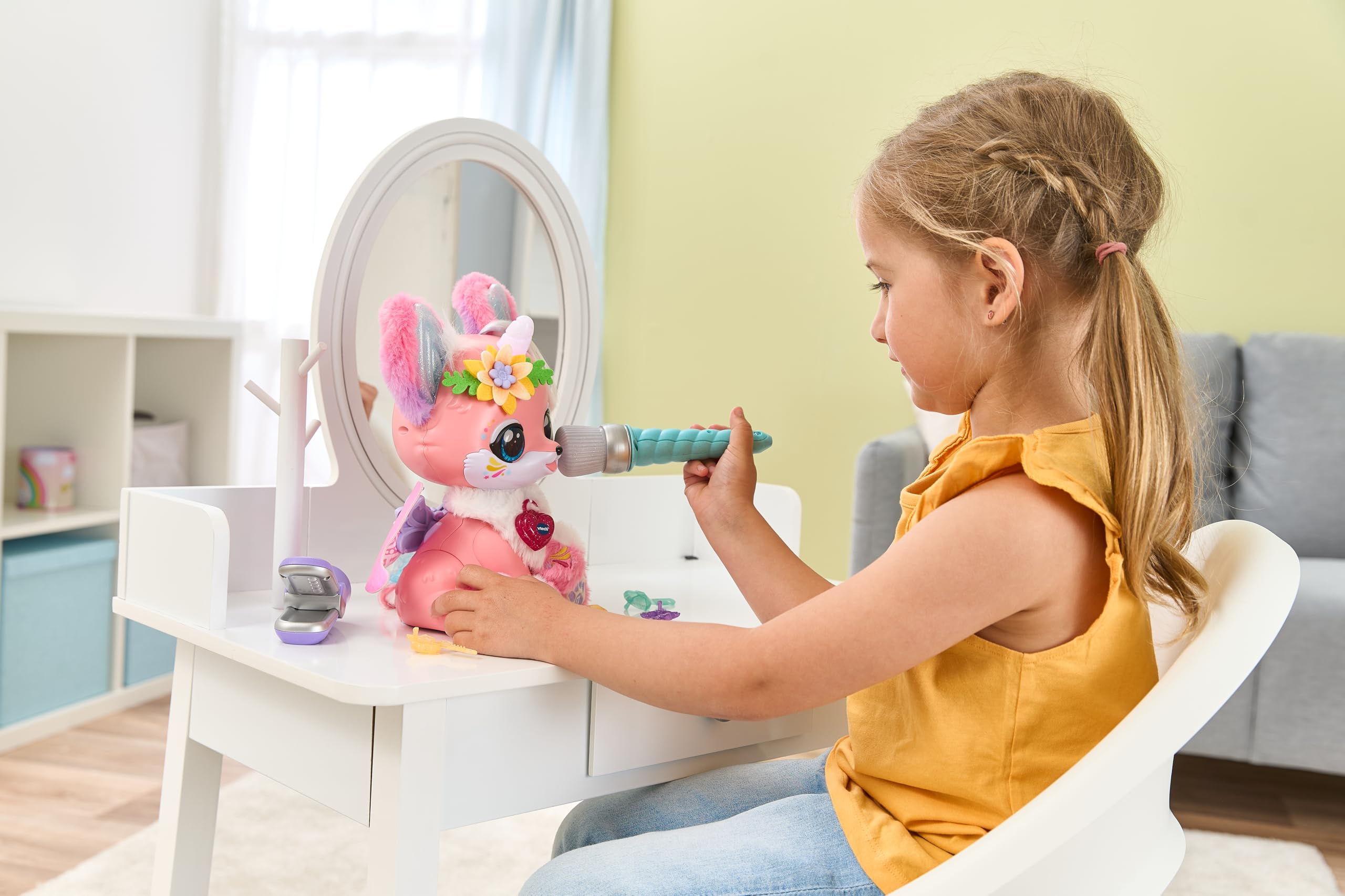 VTech Magical Makeover Fairy Fox Interactive Musical Toy with Sensory Features 5