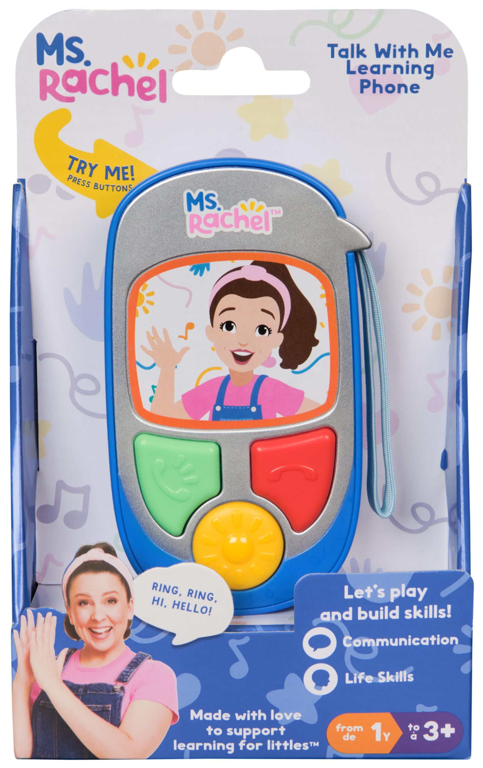 Ms. Rachel Lets Talk Learning Phone - Interactive Educational Toy for Toddlers 6