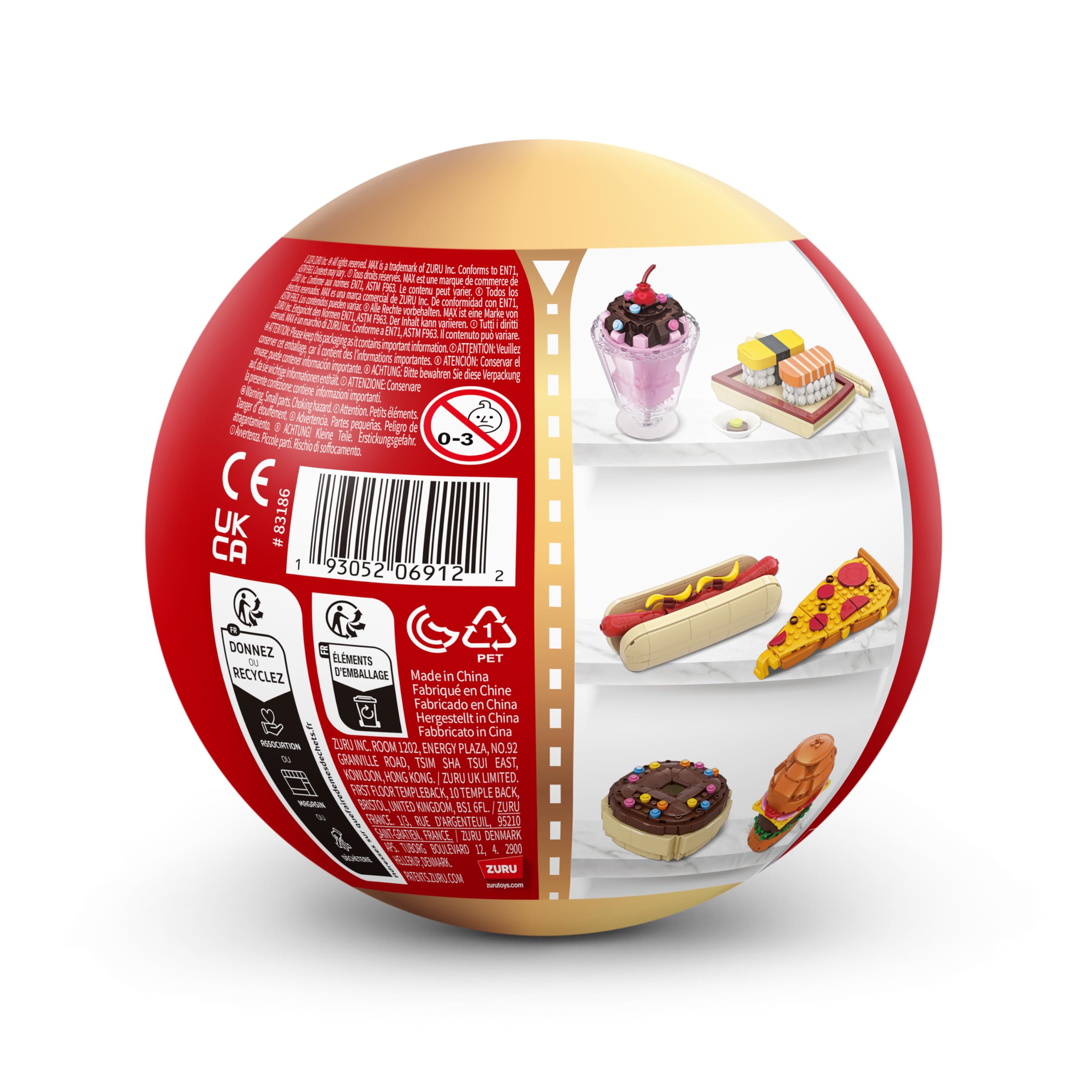Max Build More MAX-SNACK-SERIES 1-CAPSULE - Ice Cream Building Set | Compatible | Ages 3+ 7