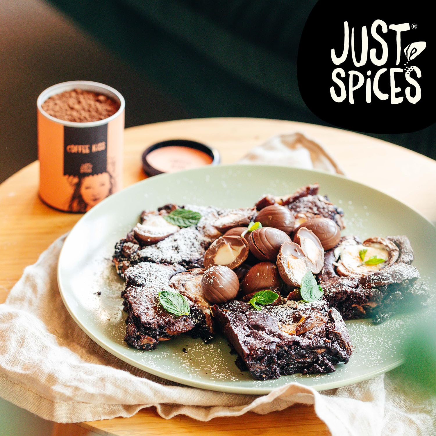 Just Spices Coffee Kiss - Cocoa & Almond Coffee Mix with Ceylon Cinnamon, 45g 6