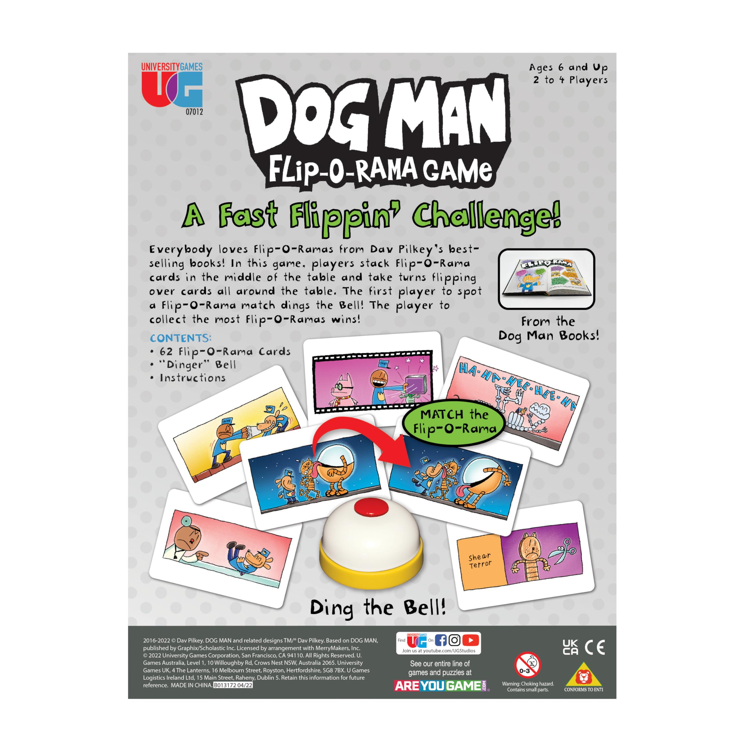 University Games Dog Man The Flip-O-Rama Game 10