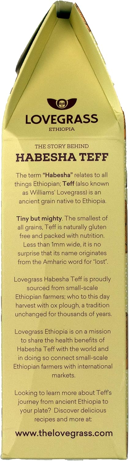 Lovegrass Habesha Brown Teffmehl – ​​500 g – Glutenfrei, Vegan, Vollkorn 3