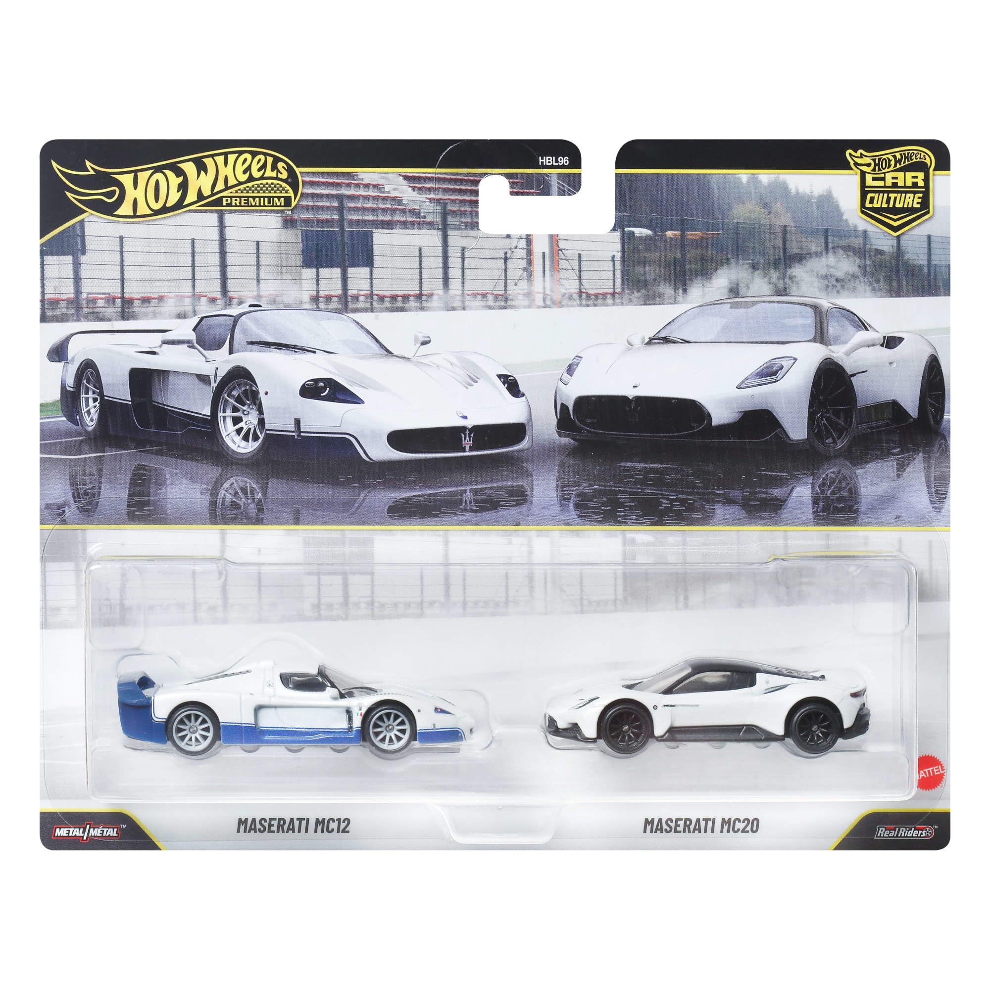 Hot Wheels Premium Car Culture Maserati 2-Pack Die-Cast Vehicles 1:64 Scale